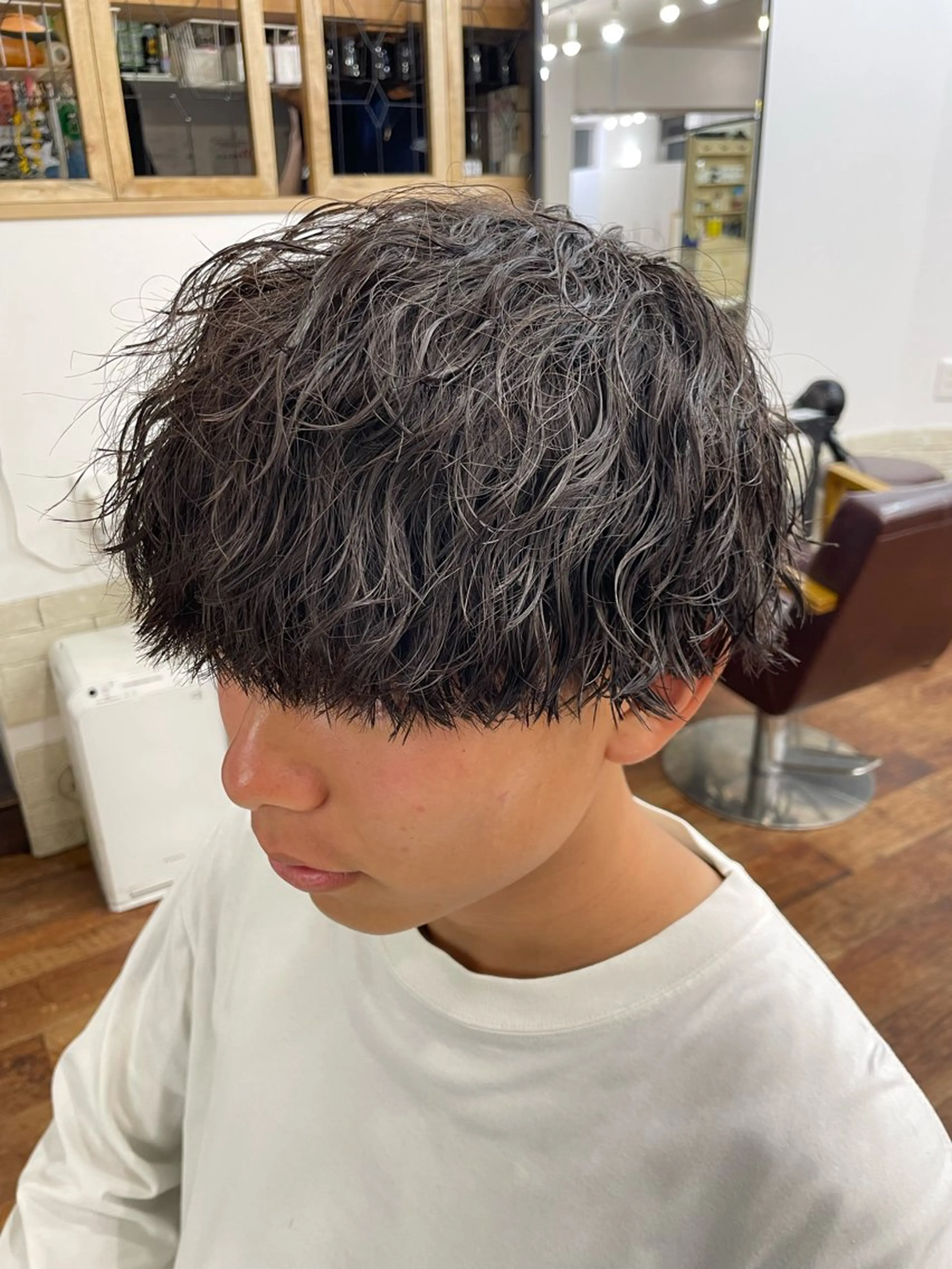パーマ メンズ マッシュ メンズパーマ ツイストスパイラルパーマ スパイラルパーマ RITSUKI横浜 メンズ特化😎のヘアスタイル
