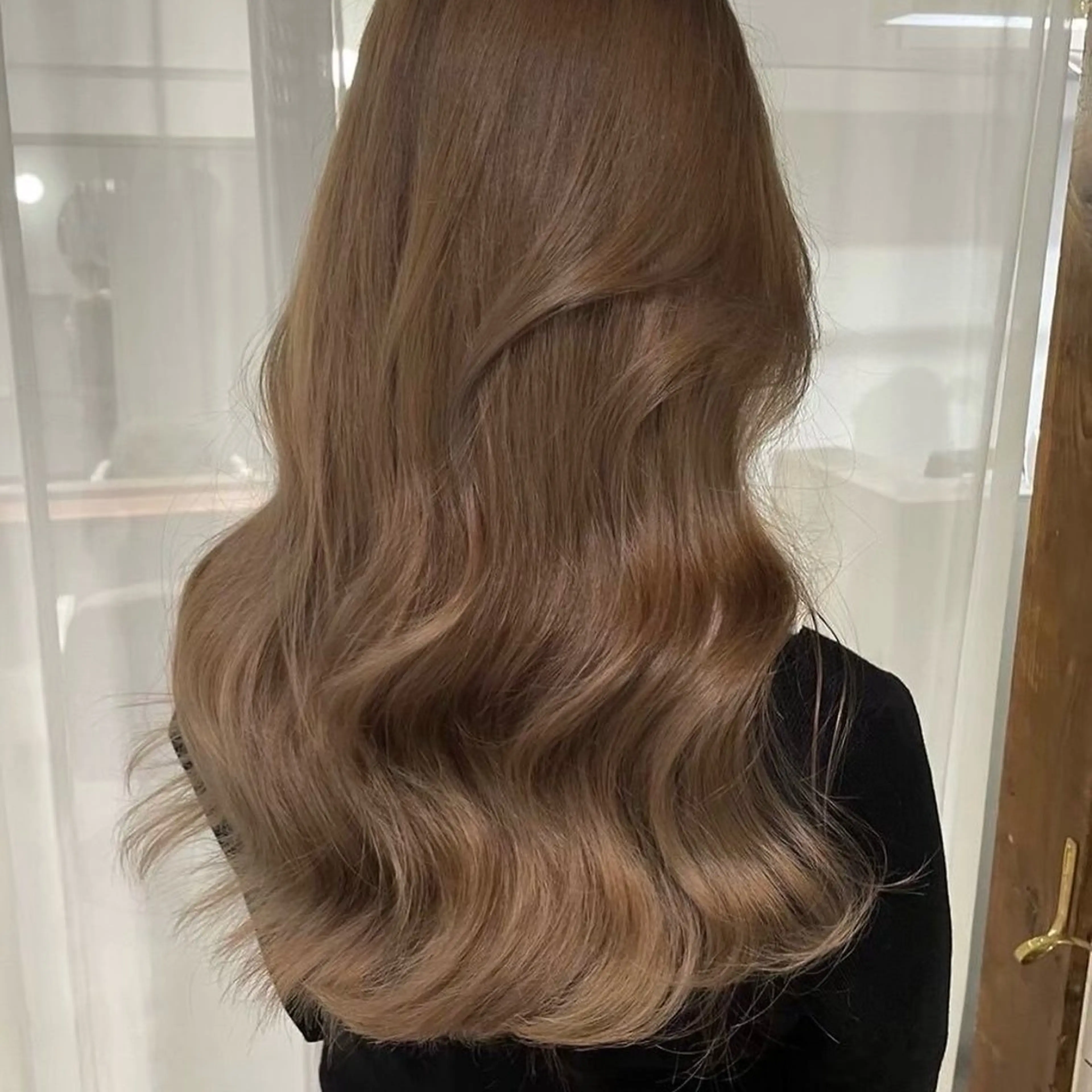 ロング 髪質改善 韓国風ヘア トリートメント カット トリートメント hina/艶カラー/ 縮毛矯正/梅田のヘアスタイル