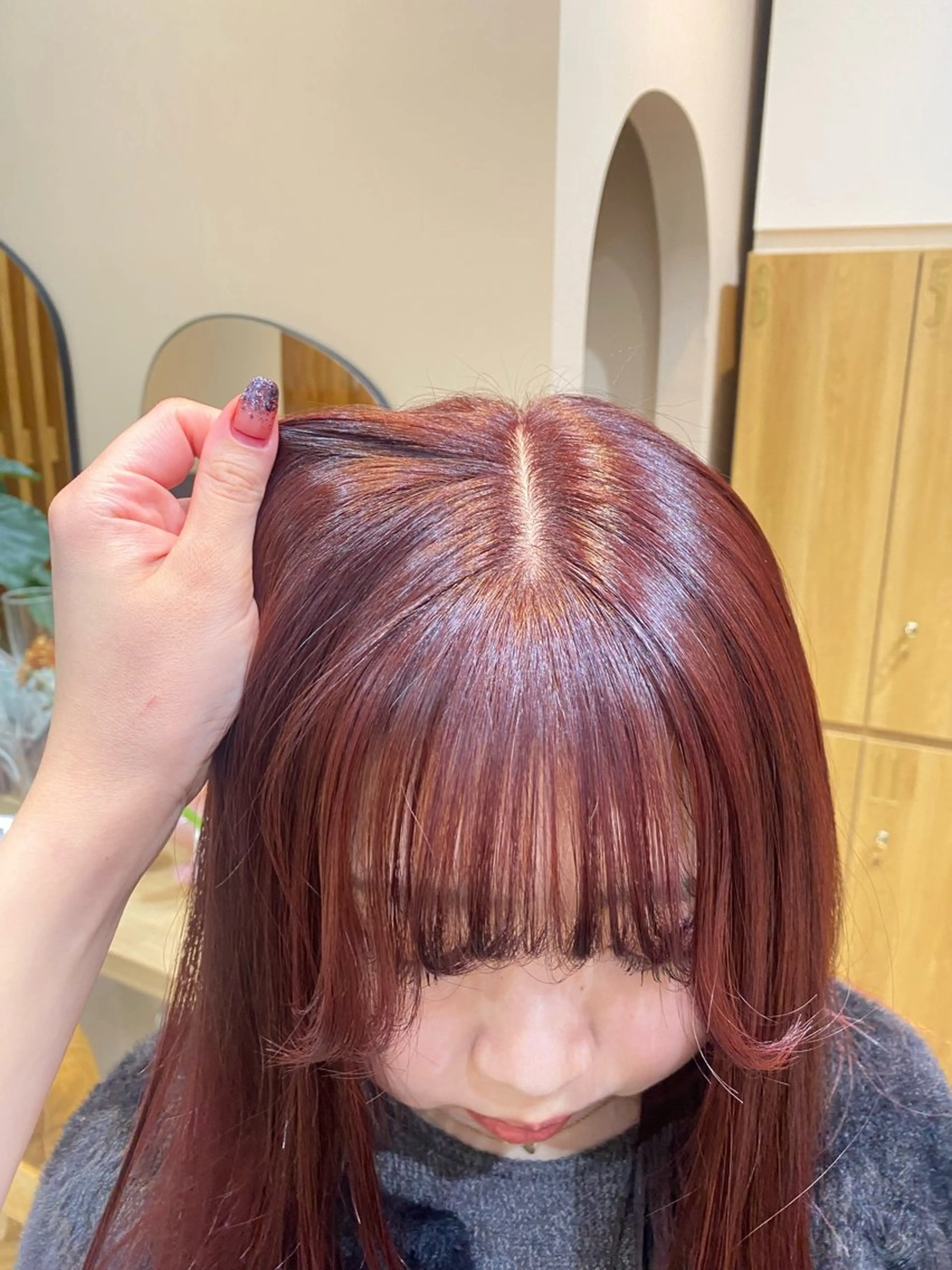 ロング カラー トリートメント 🫧艶カラー/ダブル カラー♡/桜🌸のヘアスタイル