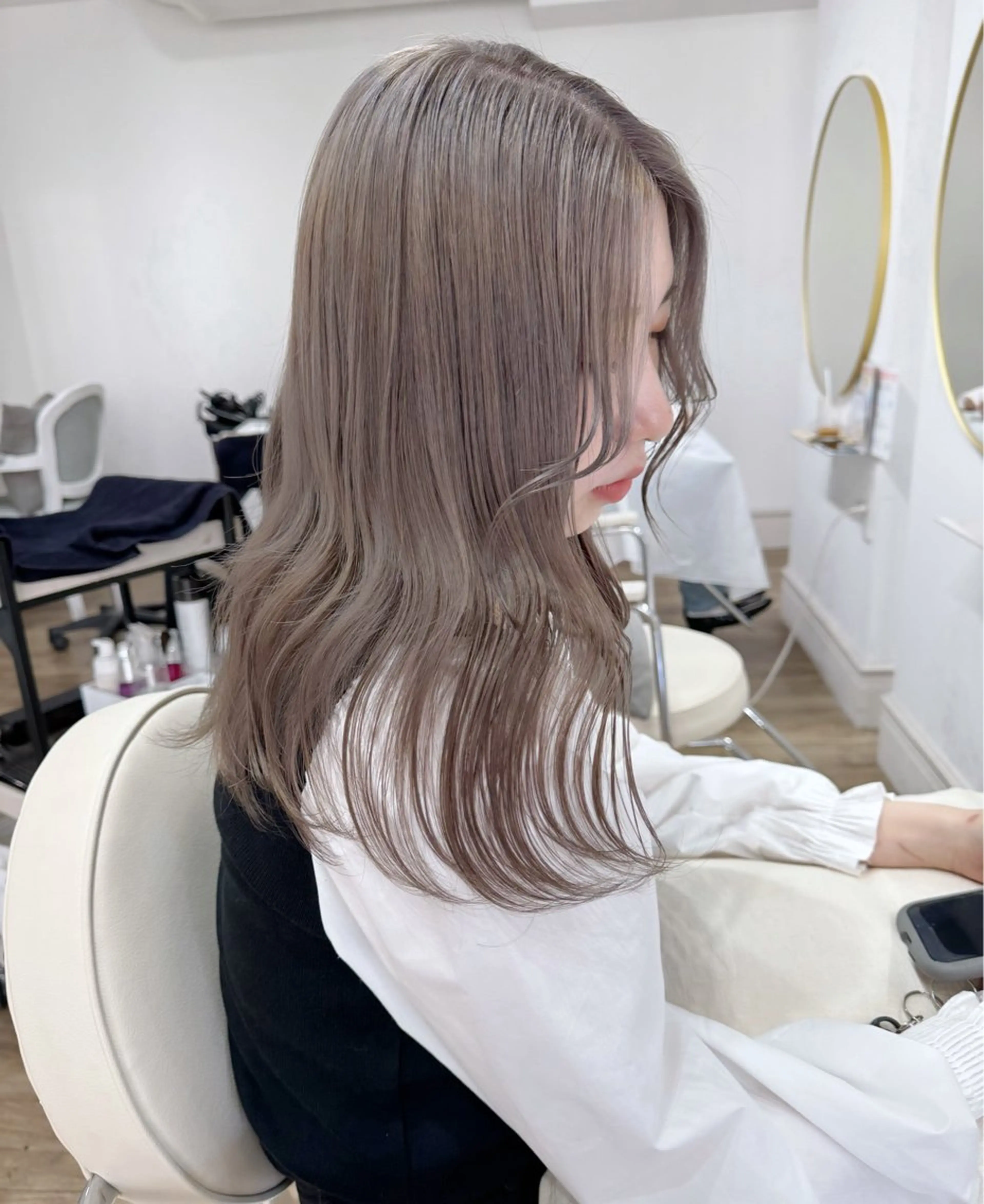 カラー 🌷柔らかクリーミー 🤍kirari🌷のヘアスタイル