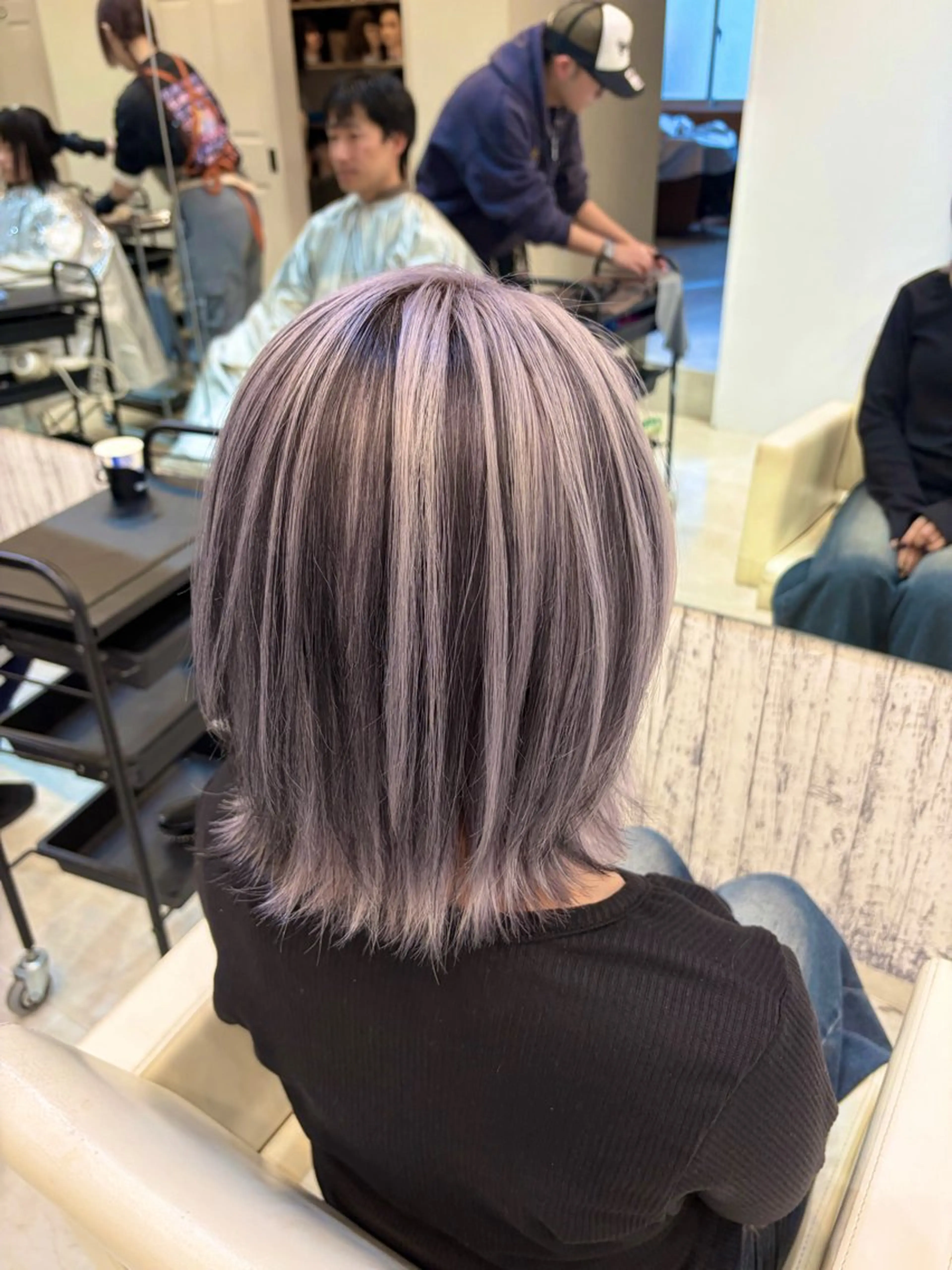 ミディアム ヘアカラー トリートメント りゅうせい ／モデル募集中のヘアスタイル