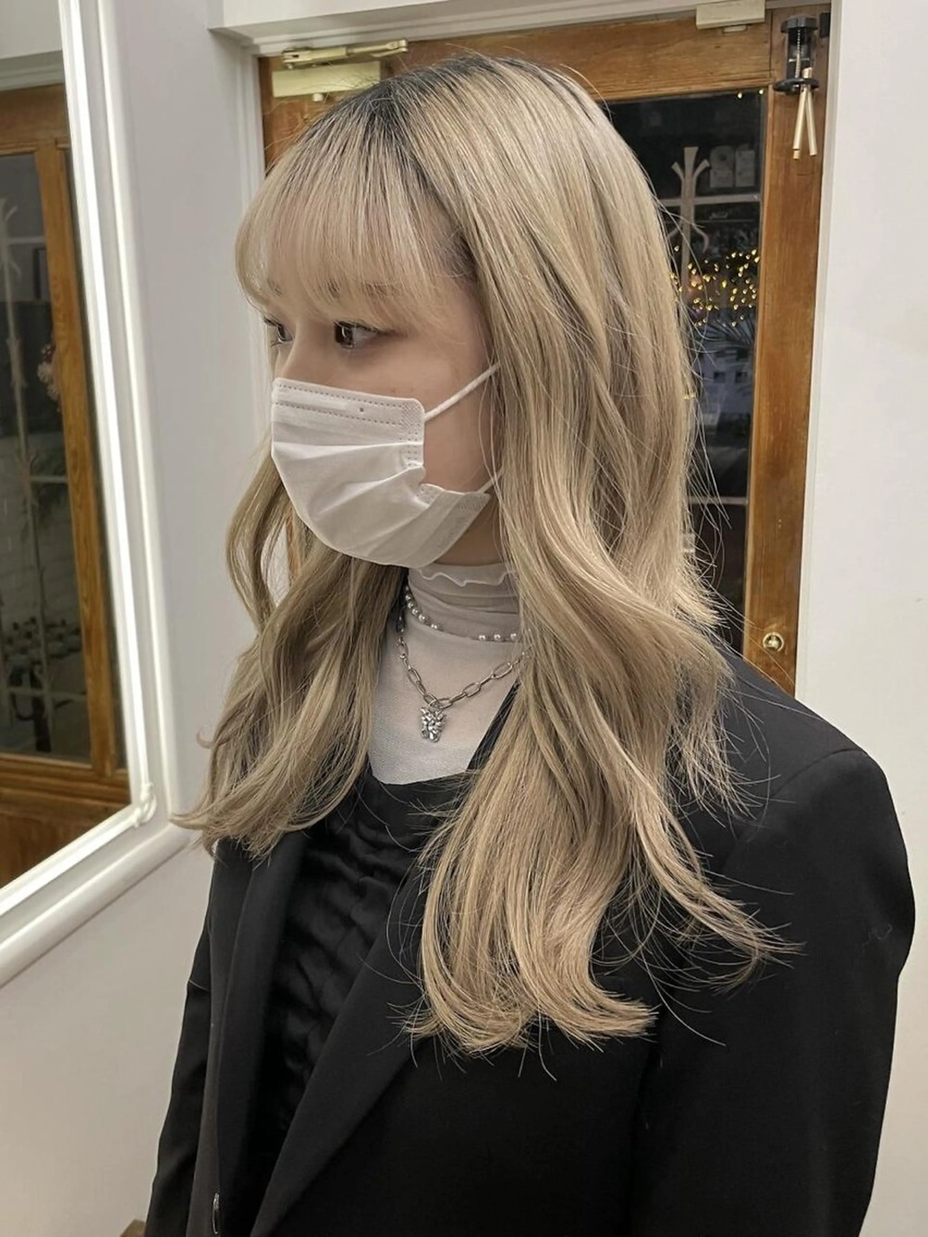 ロング シールエクステ ボブ エクステ ロング 吉村 憂々のヘアスタイル