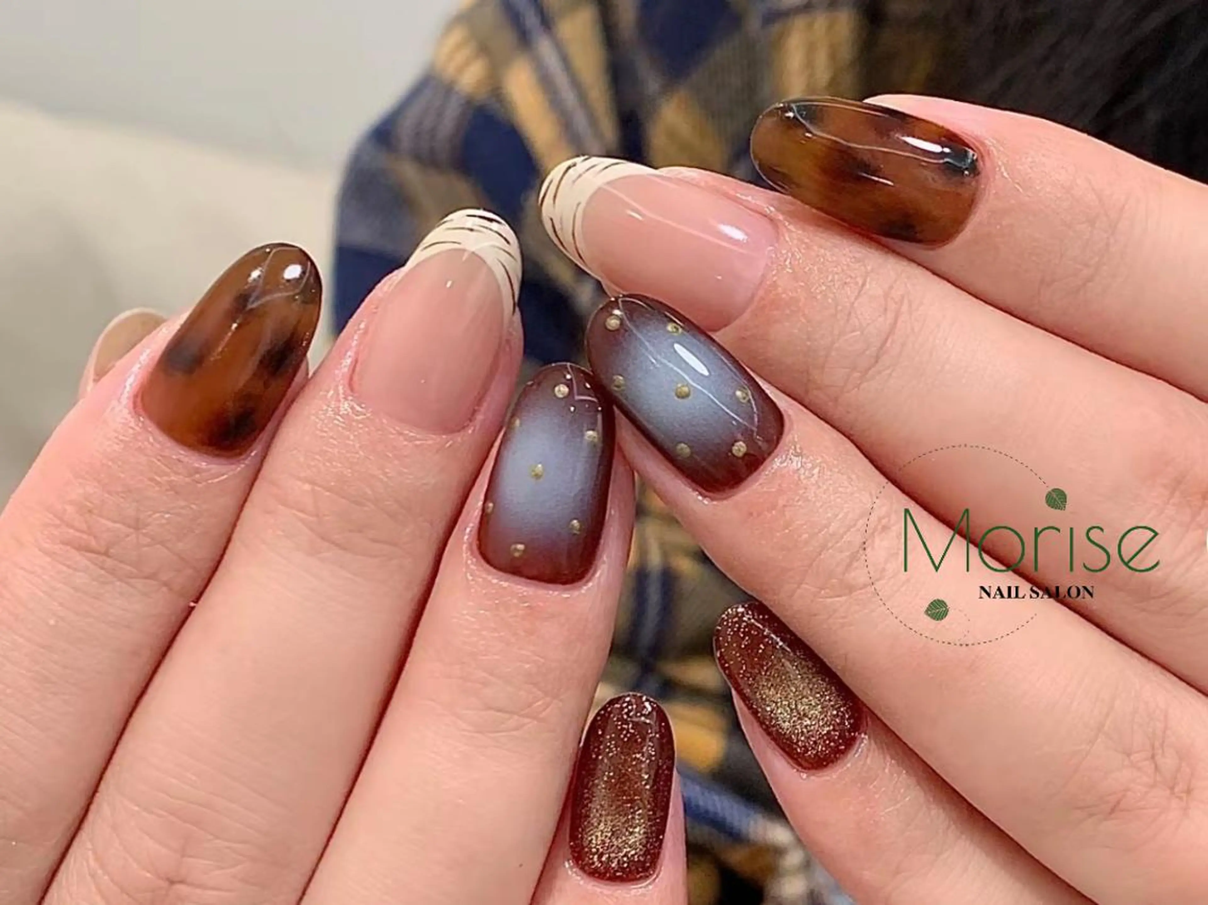 ネイル 長さ出し フレンチネイル ジェルネイル ガラスフレンチ 韓国ネイル MoriseNail Jr研修💜イシダのネイルデザイン