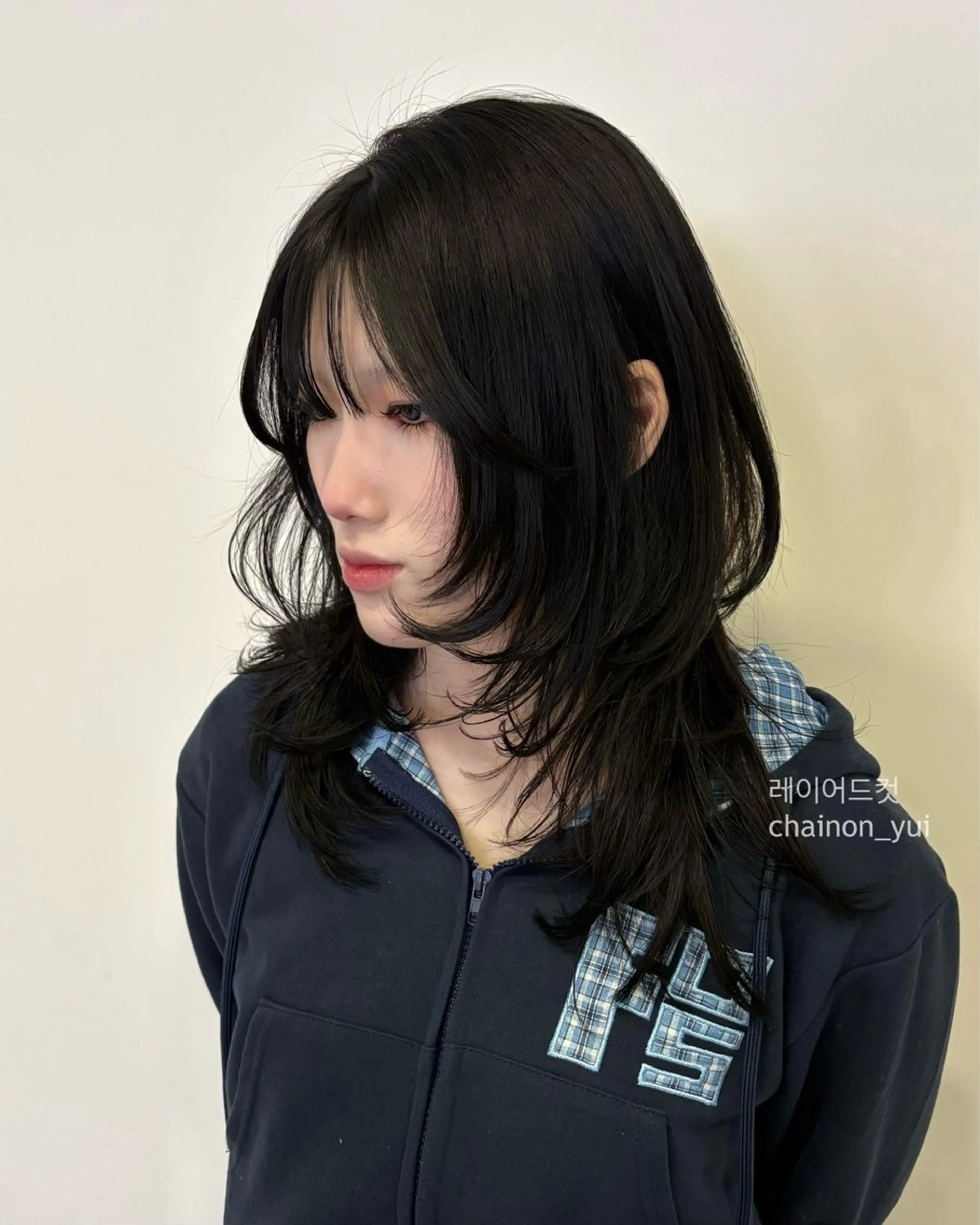 ミディアム YUI レイヤー/韓国ヘアのヘアスタイル