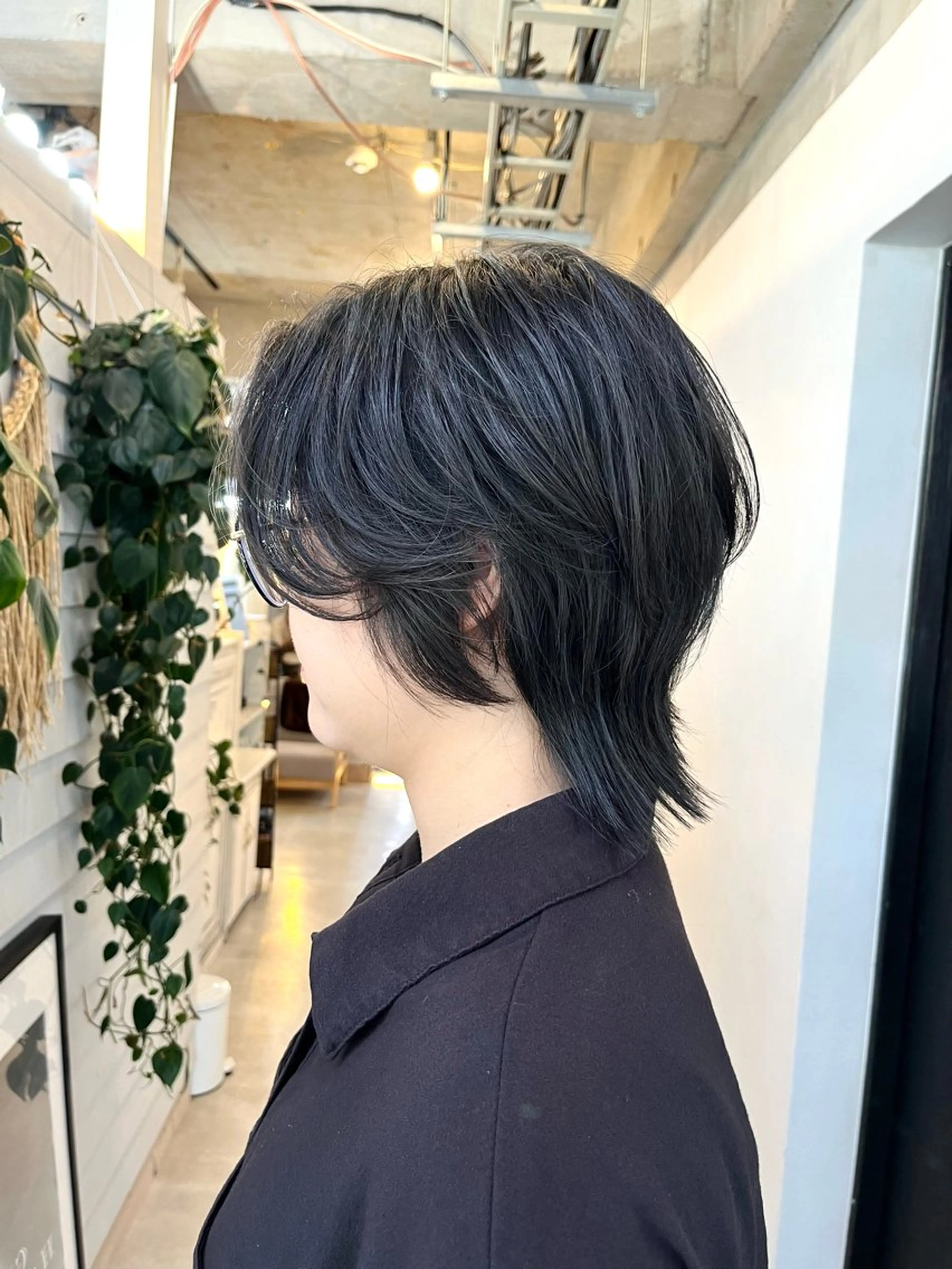 ショート カラー ショートヘア ウルフカット カット ヘアカラー メンズパーマ ヘアカラー大成のヘアスタイル