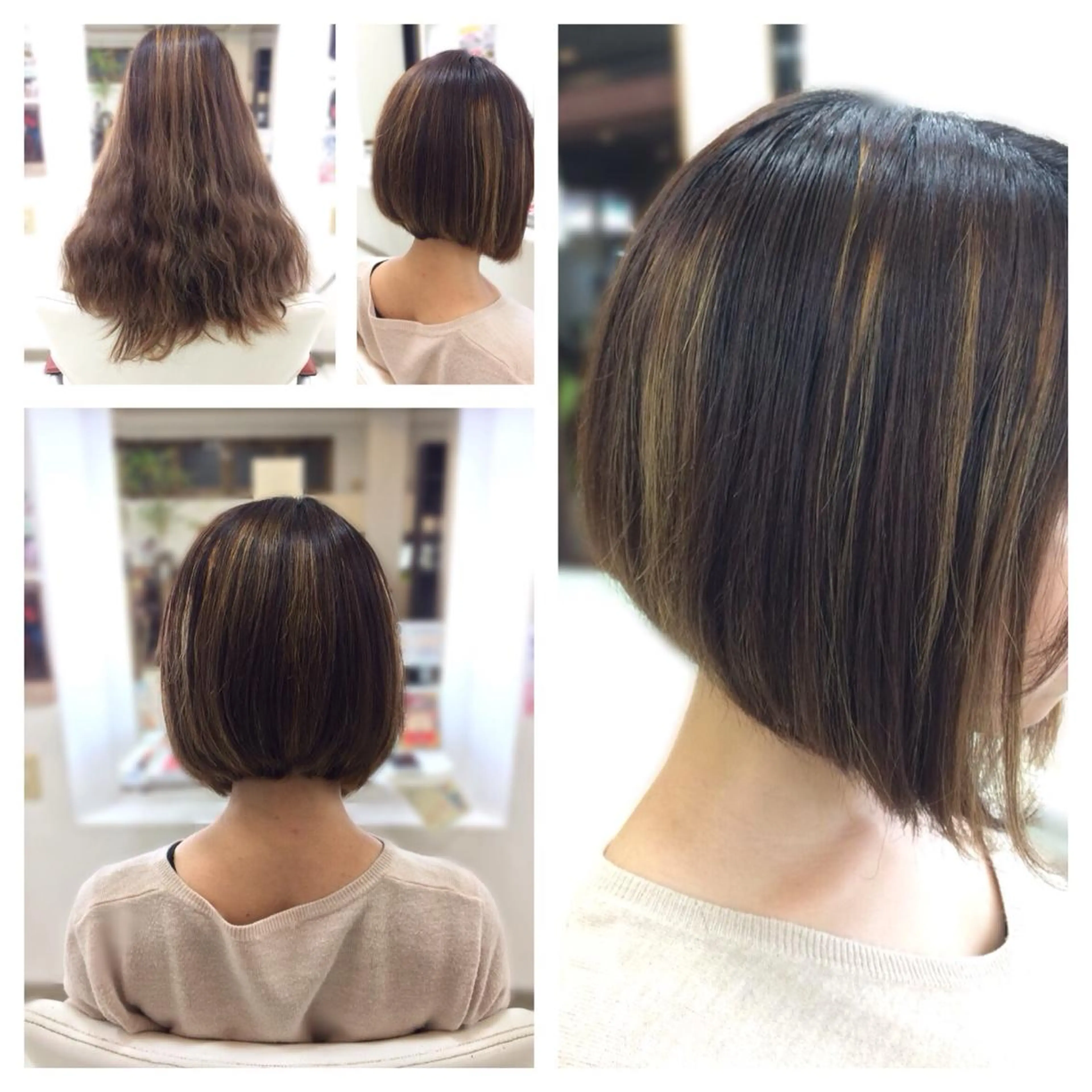 ショート 前下がりボブ ボブ いけだ ゆうのヘアスタイル
