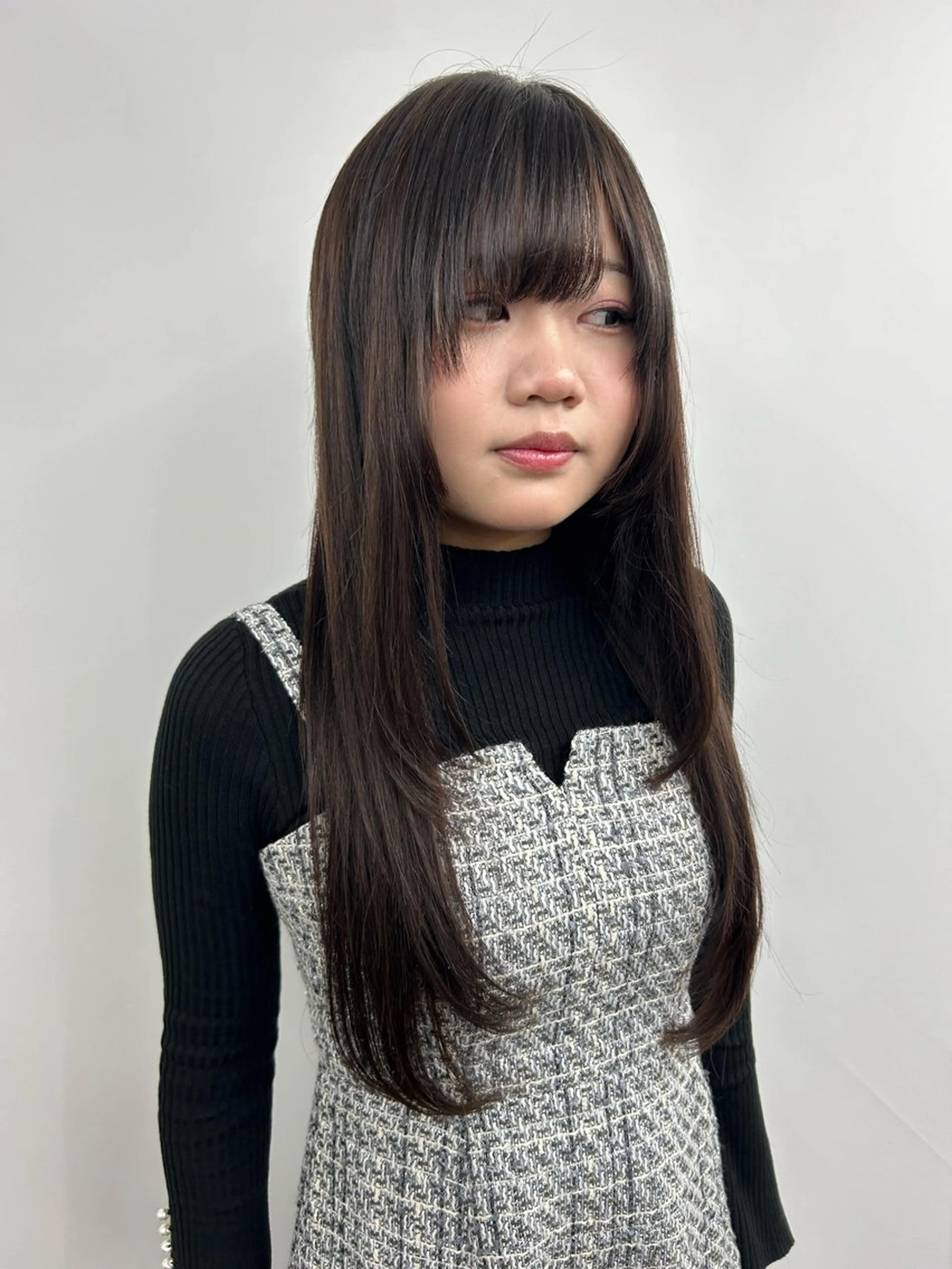 ロング ヘアアレンジ シールエクステ ボブ エクステ レイヤーカット ロング レイヤー/エクステ alpha下妻のヘアスタイル