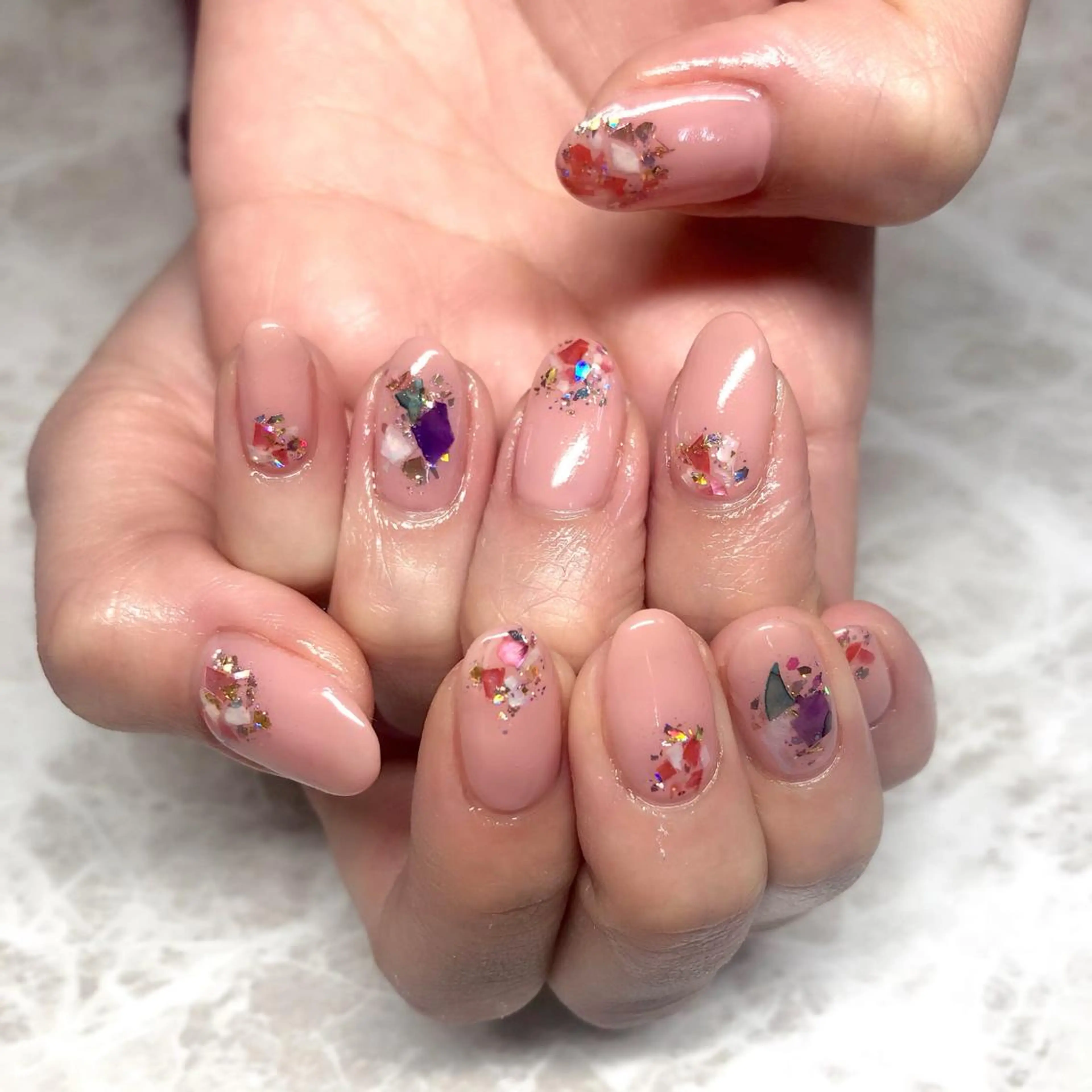 ネイル ピンク 春ネイル luana nailのネイルデザイン
