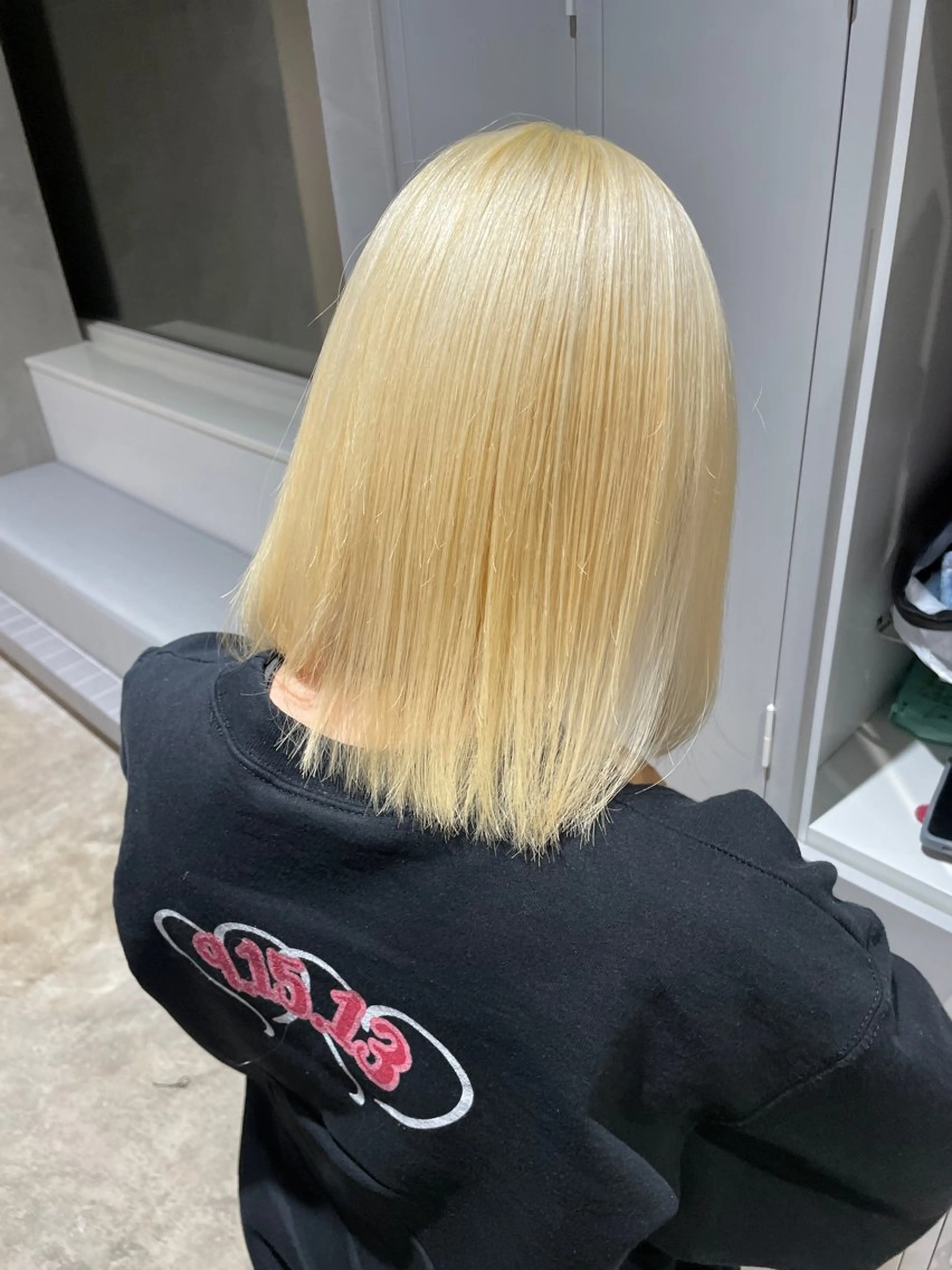 ミディアム カラー 🪸店長ハイトーン エクステmisakiのヘアスタイル