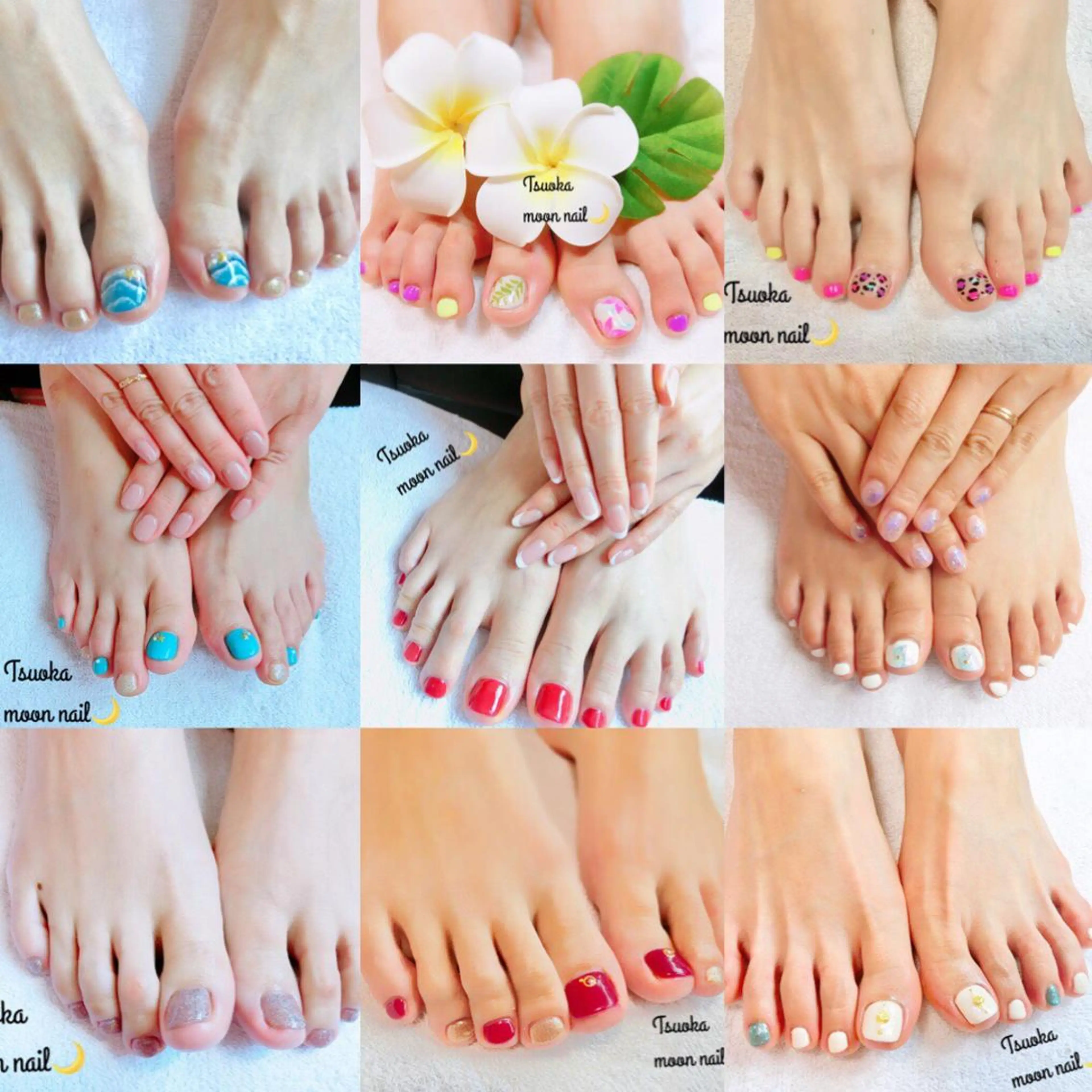 ネイル 🌙都岡 ムーンネイルのネイルデザイン