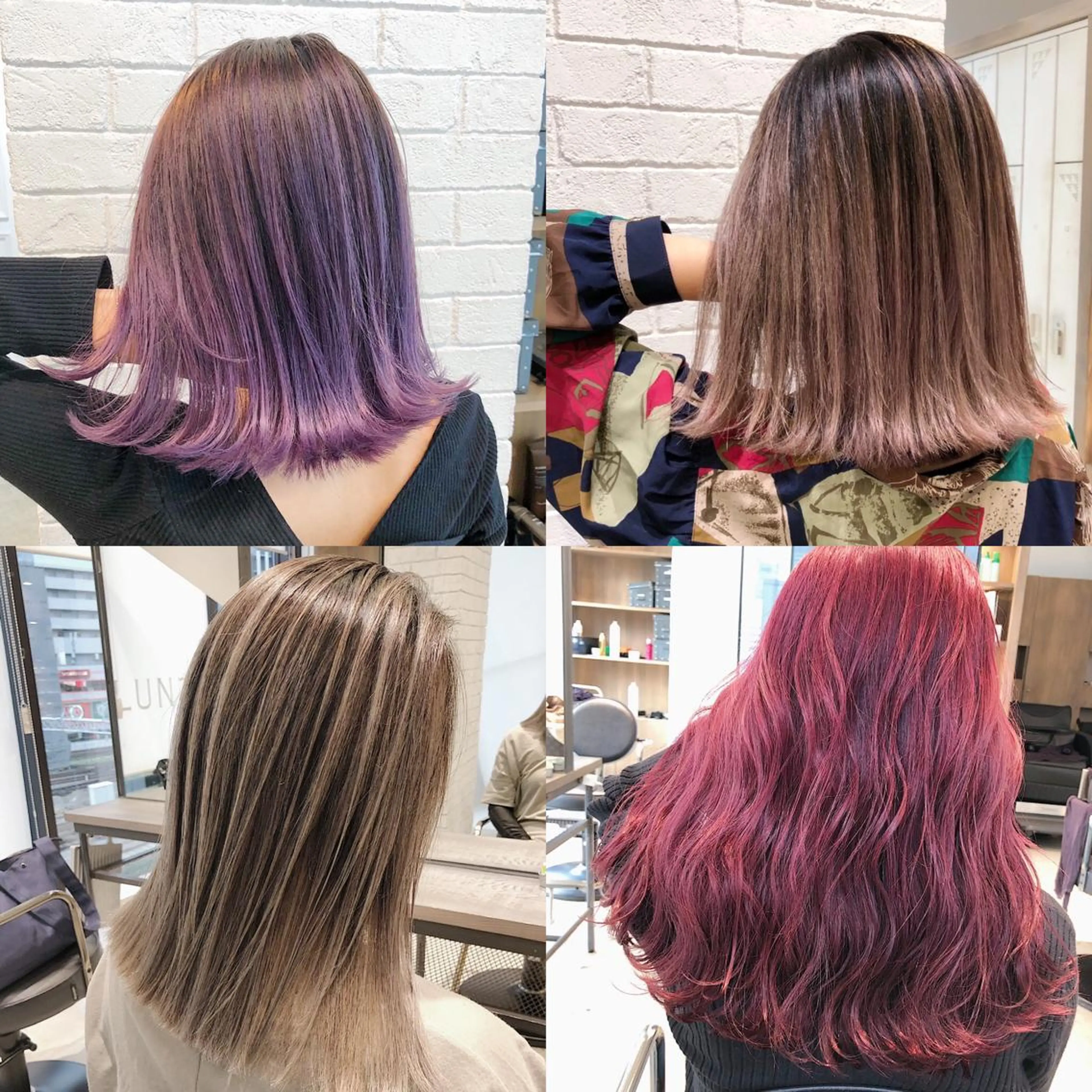 セミロング カラー ダブルカラー 外国人風カラー ノンダメージ髪質改善 カラー💎/KURAのヘアスタイル