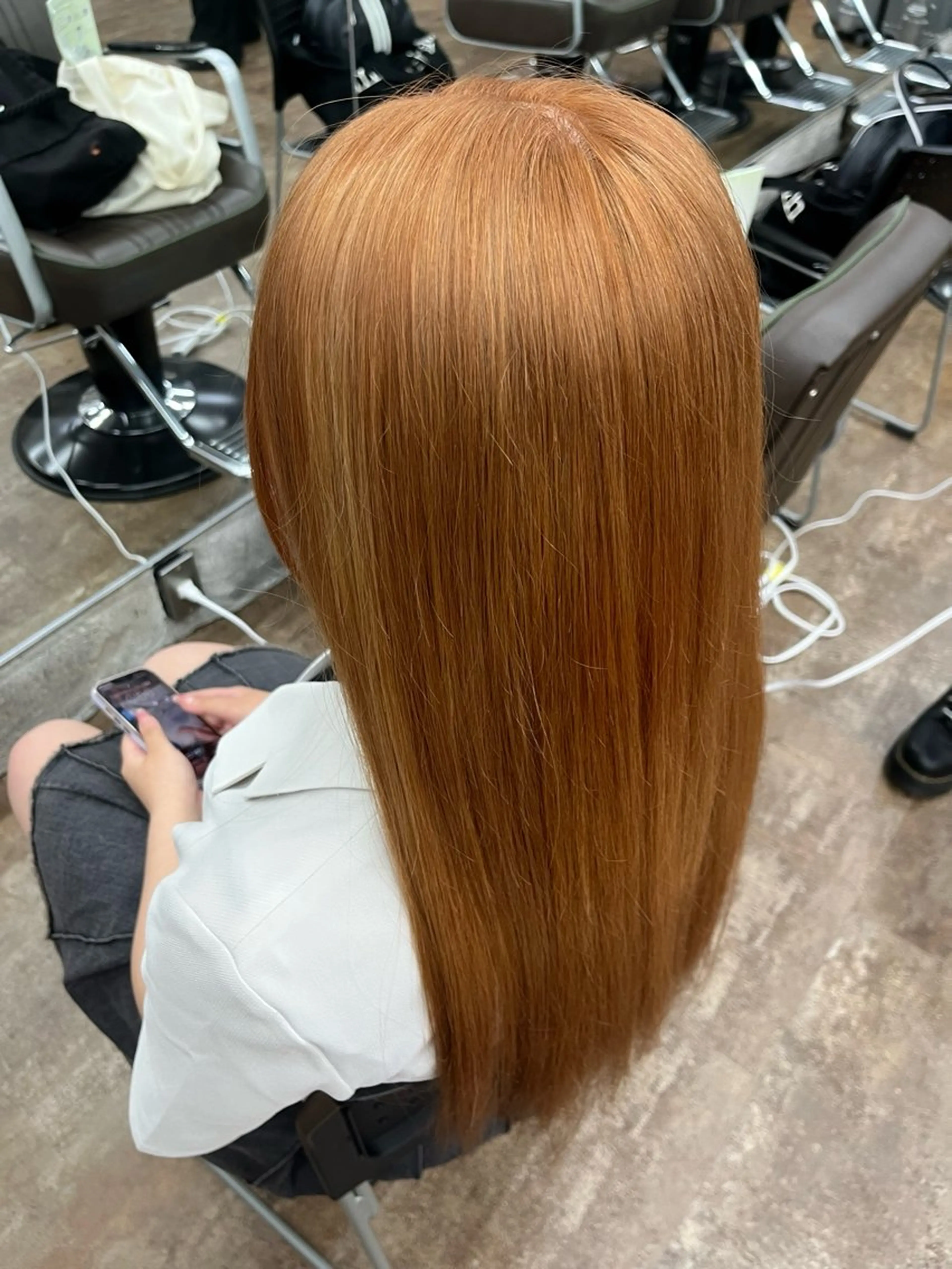 ロング カラー ブリーチ ハイトーンカラー 笠井 雅斗のヘアスタイル