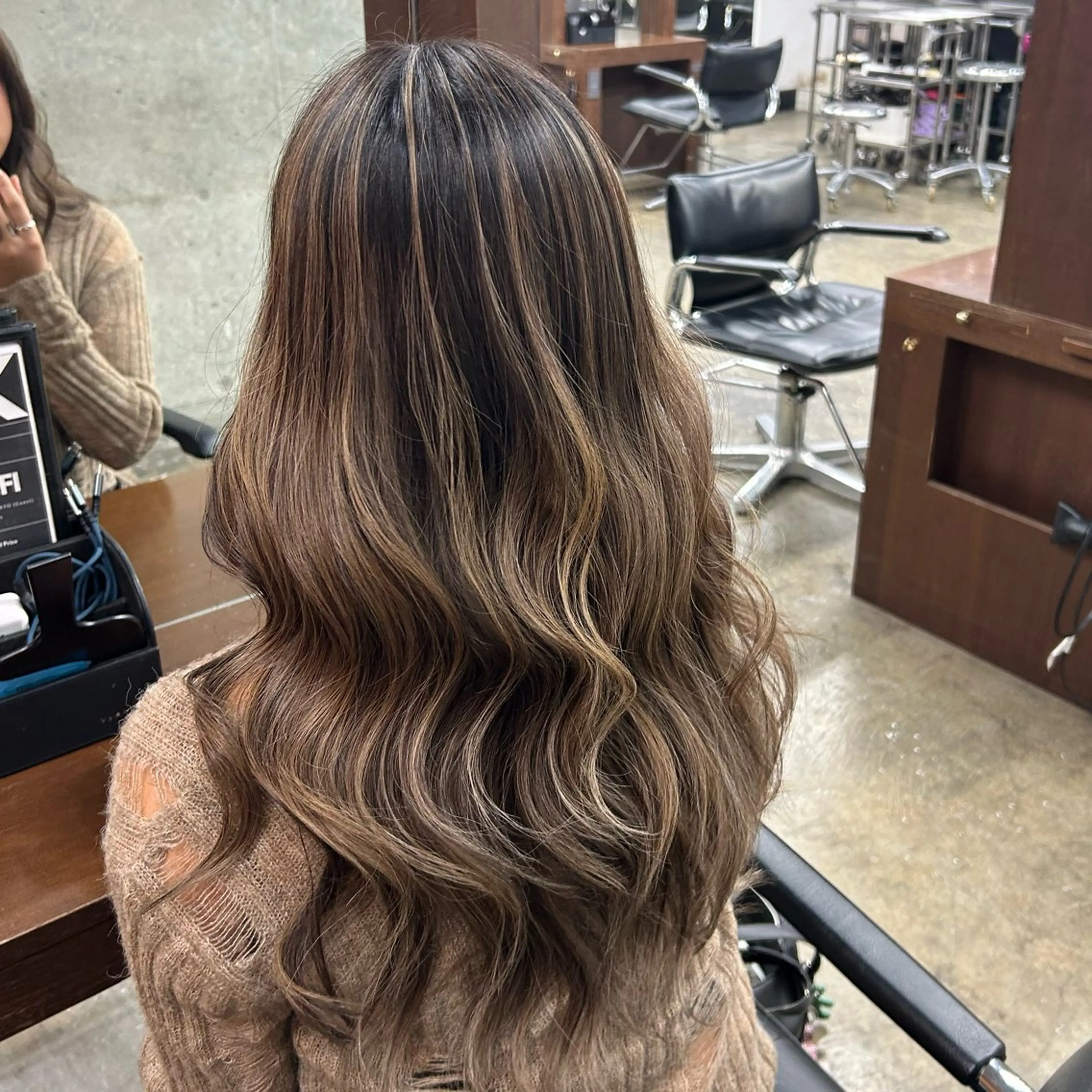 ロング カラー ヘアカラー akari 🩵のヘアスタイル