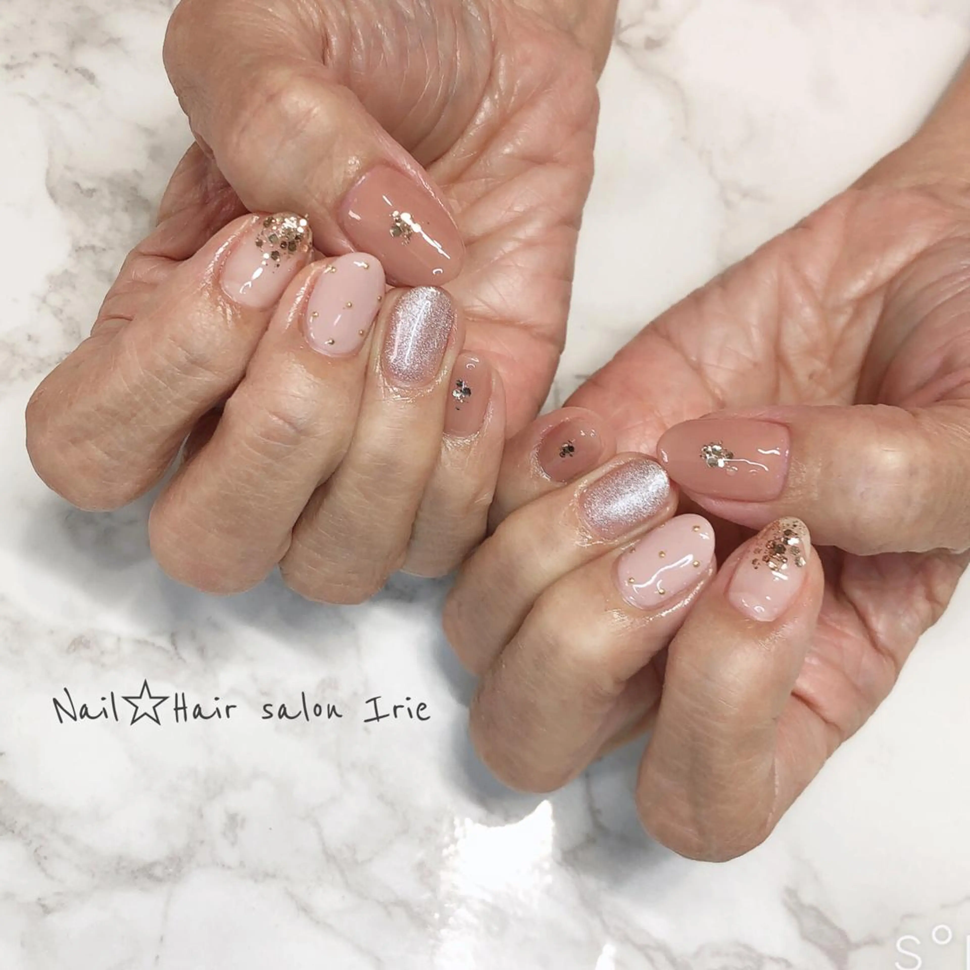 ネイル ハンドネイル Hair salon Irie所属・與儀 知佳のネイルデザイン