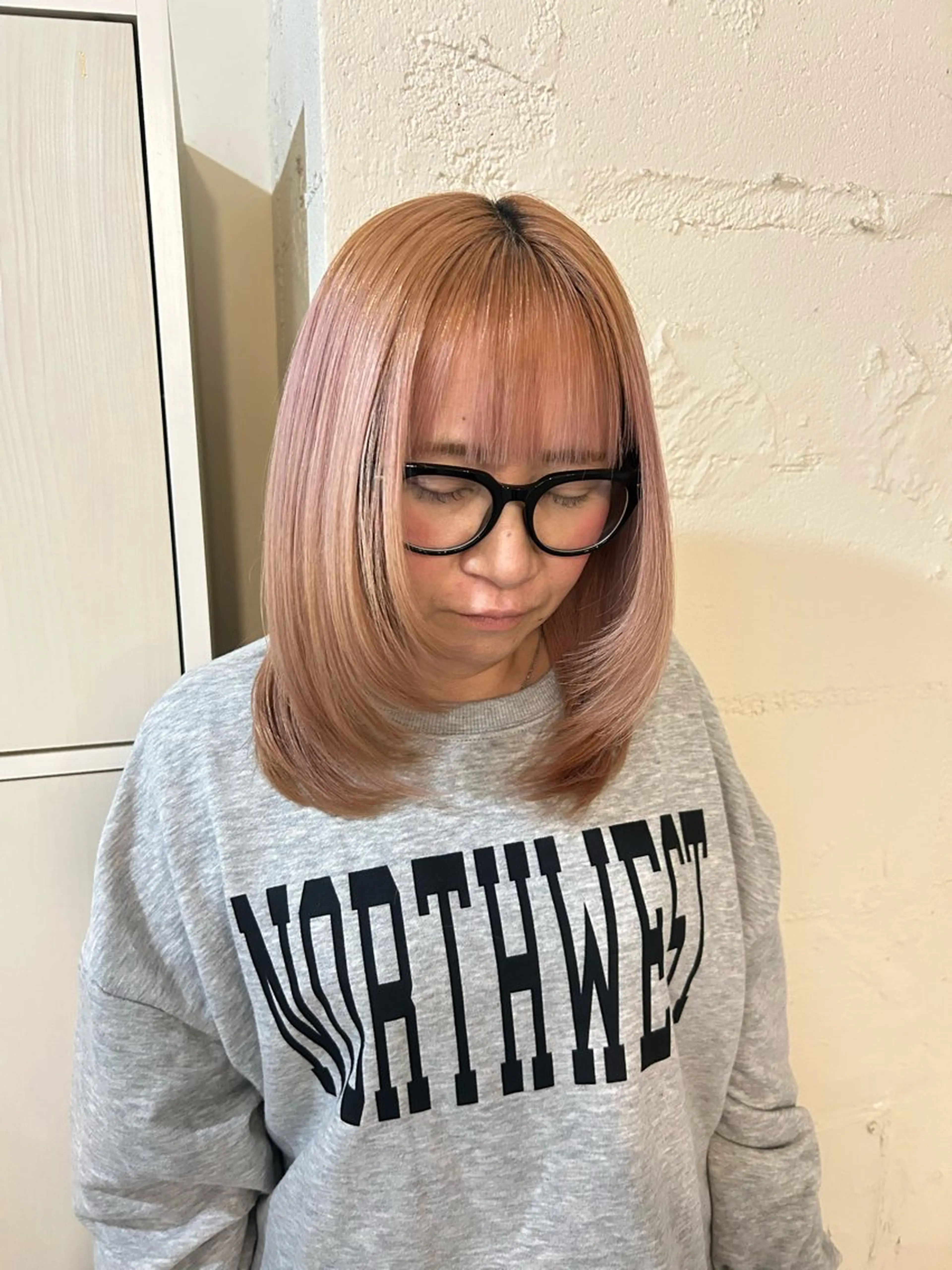 セミロング カット stylist 倉本恋のヘアスタイル