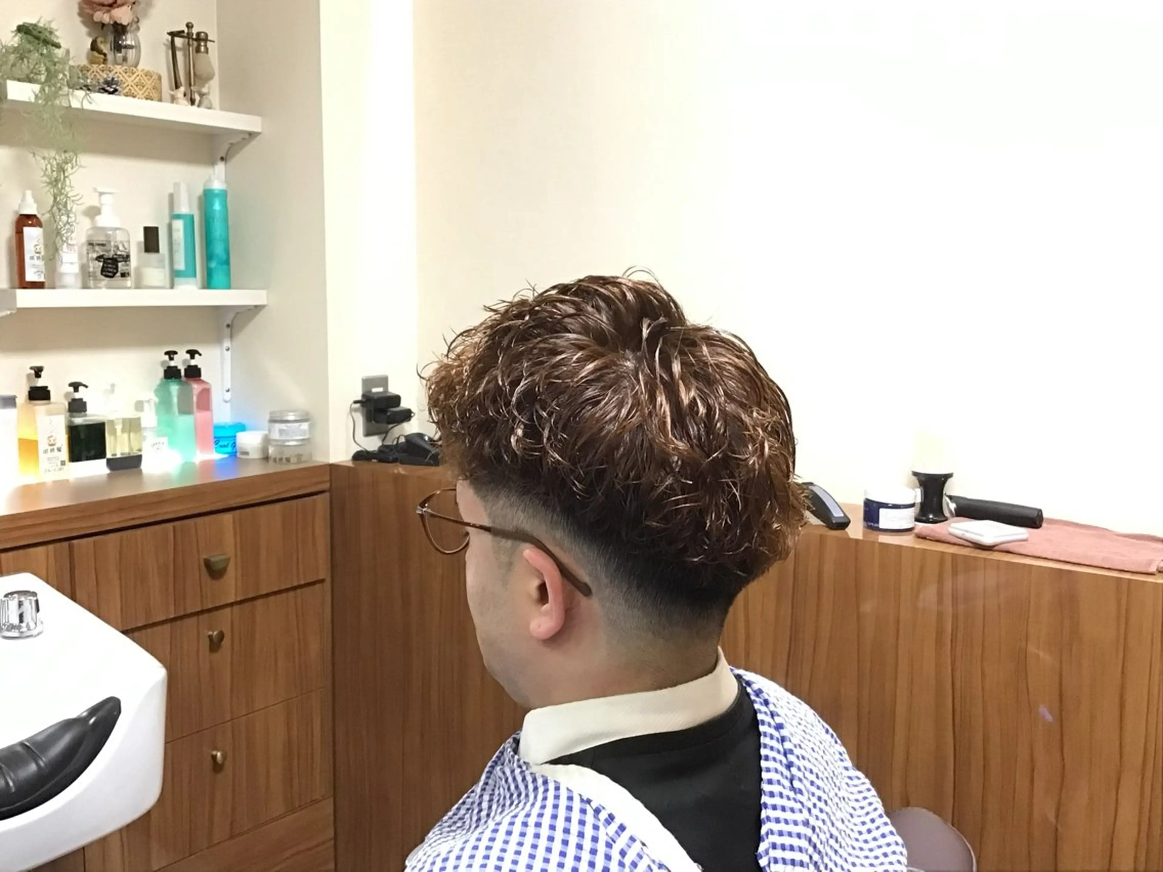 ショート パーマ 有田 光輝のヘアスタイル