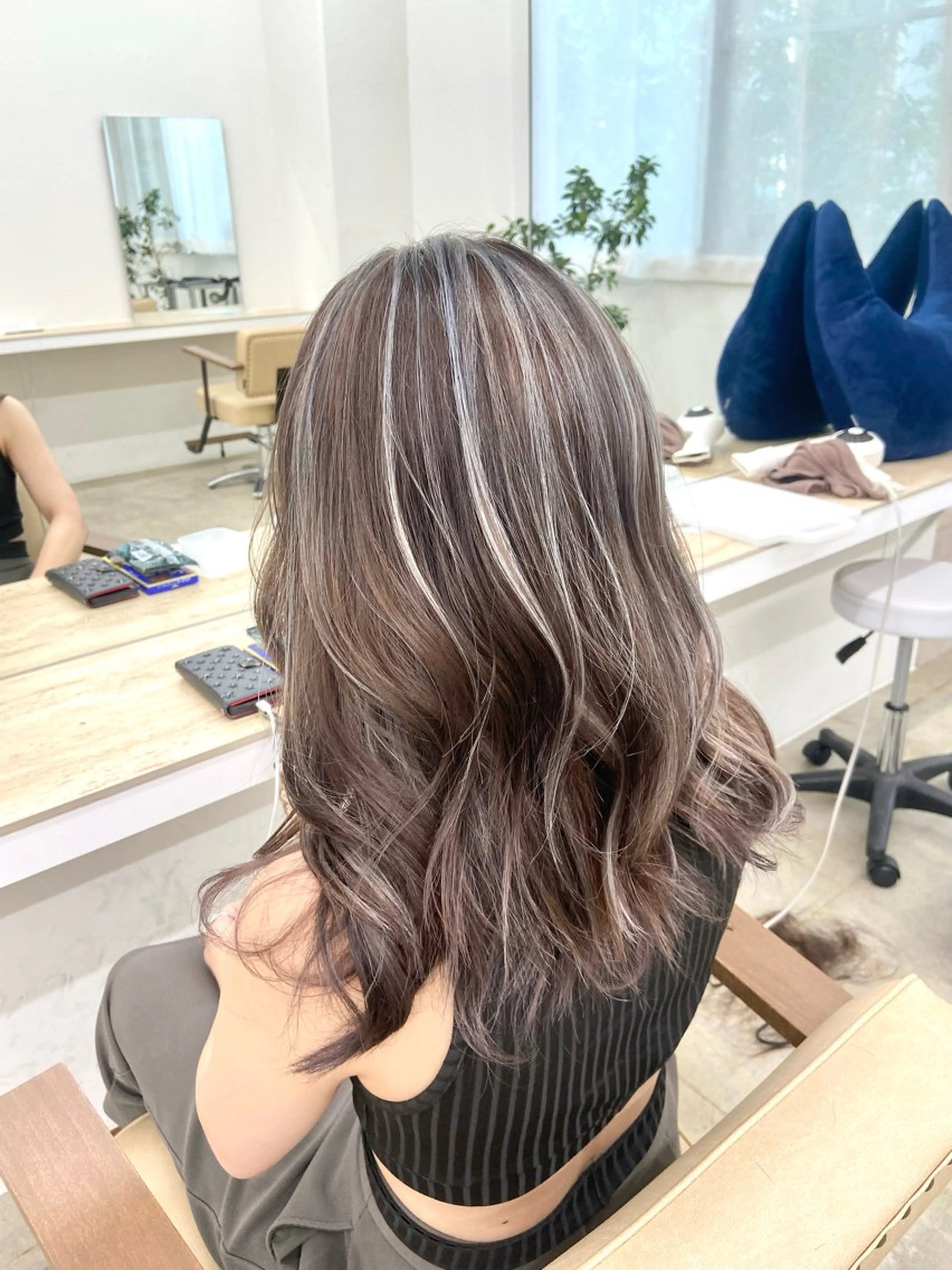 ロング カラー ブリーチ ハイライトカラー ハイライト カット ヘアカラー トリートメント BOB🌟ハイトーン /ブリーチ/TAKUのヘアスタイル