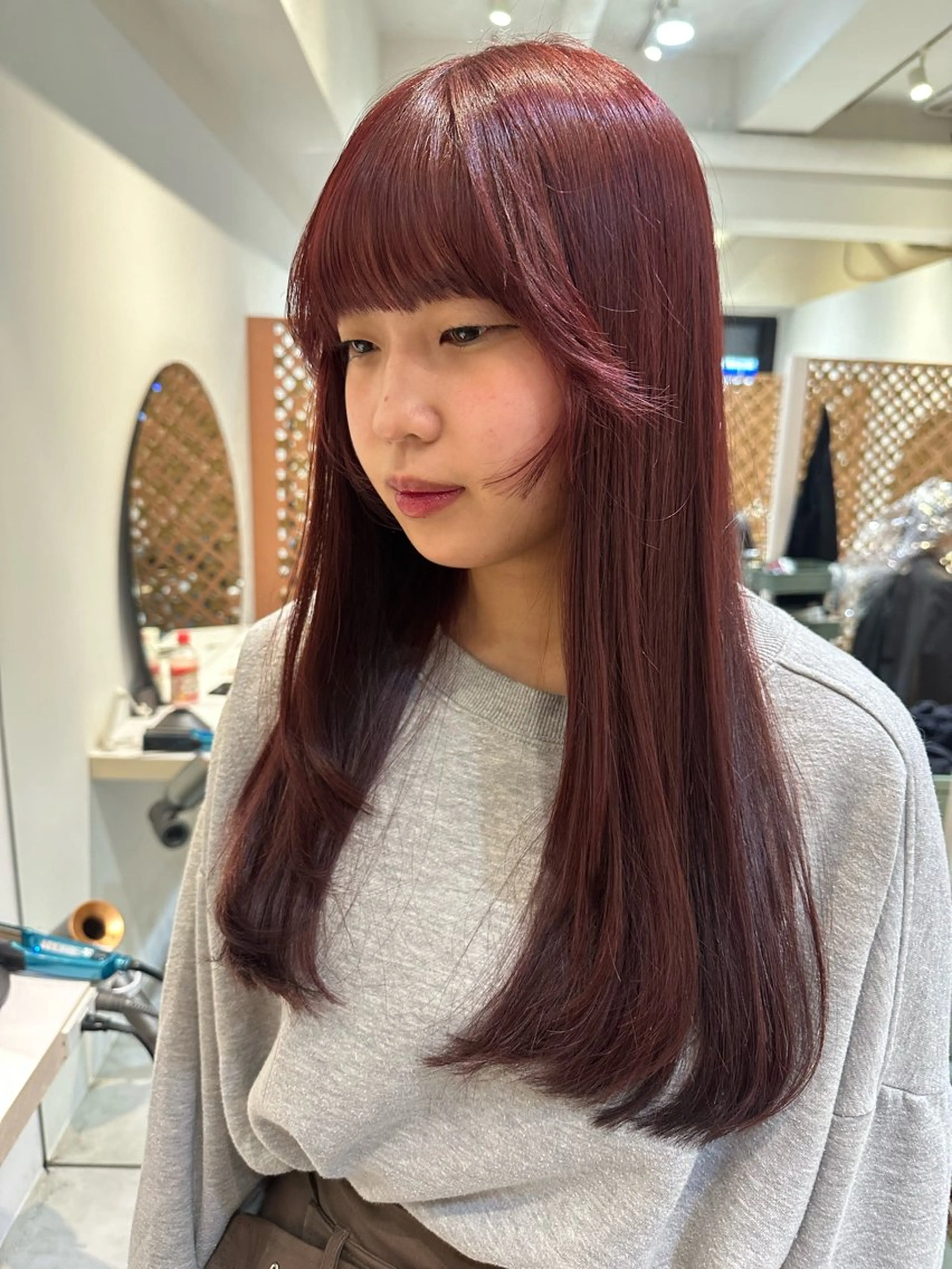 ロング カット ヘアカラー トリートメント 下北沢suu所属・AYAKA 下北沢suuのヘアスタイル