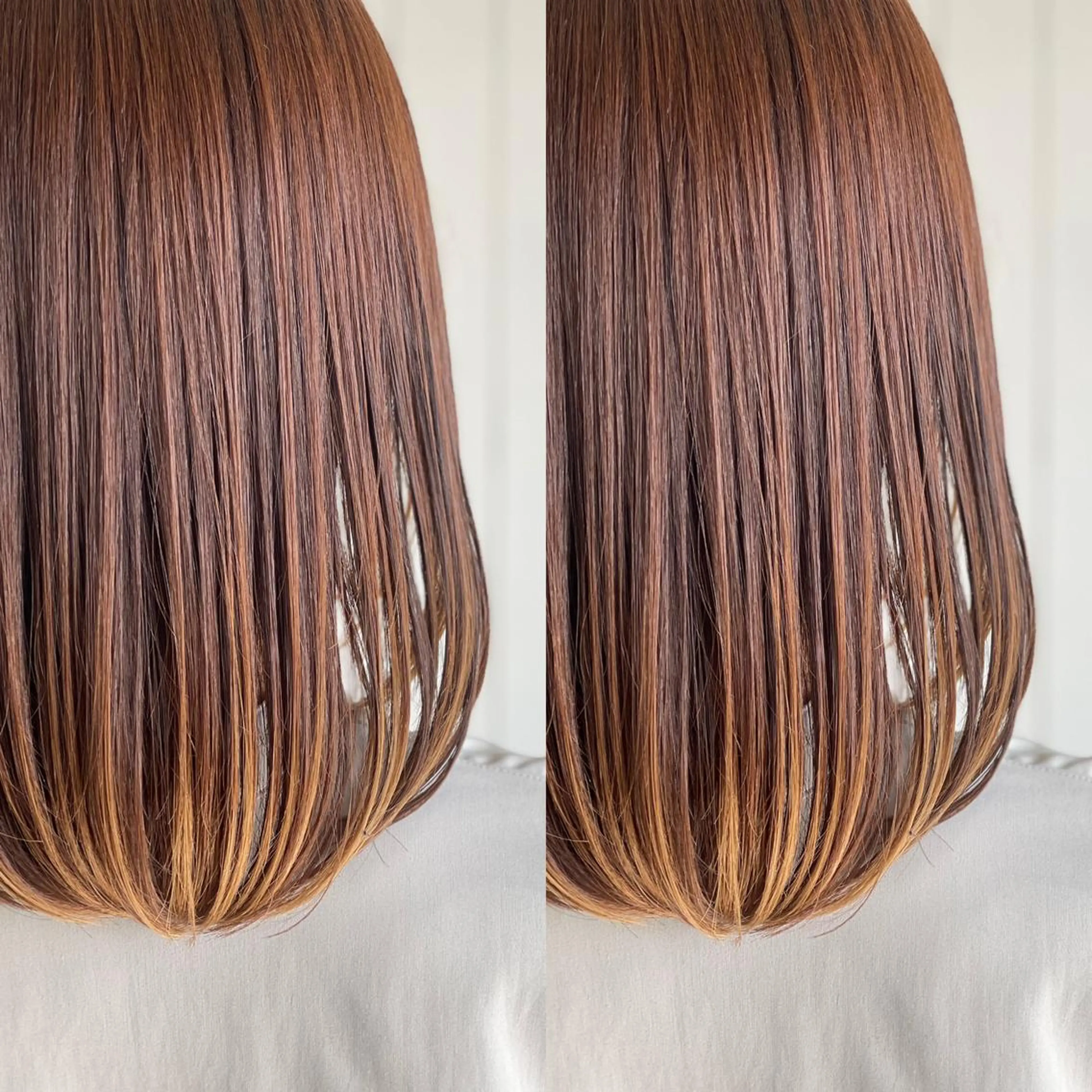 セミロング 髪質改善 トリートメント Snaly カラー特化ページのヘアスタイル