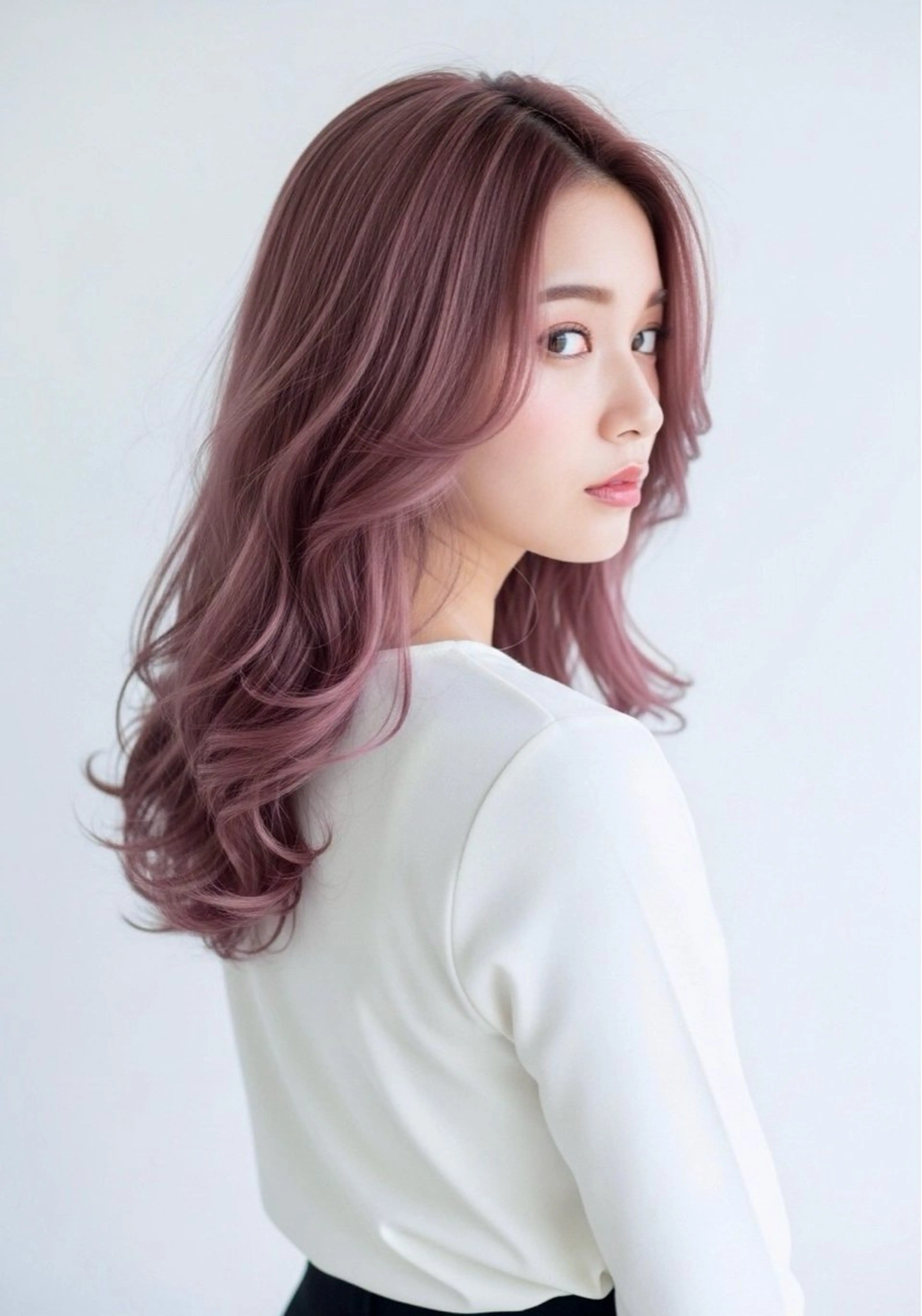 ロング 橋本 茉保のヘアスタイル