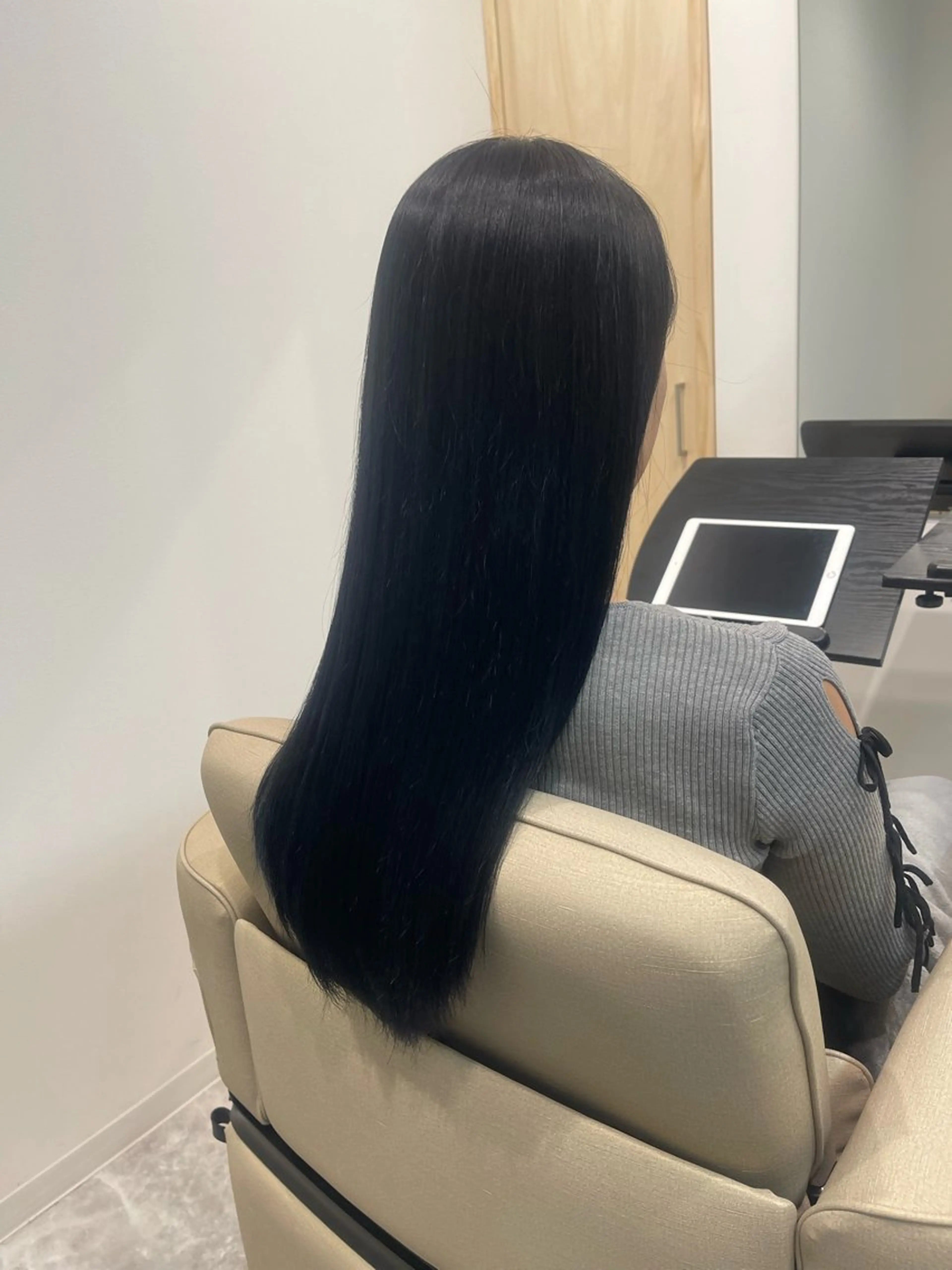 ロング カラー カット 縮毛矯正 トリートメント 穐山 翔【店長】 髪質改善/ハイライトのヘアスタイル