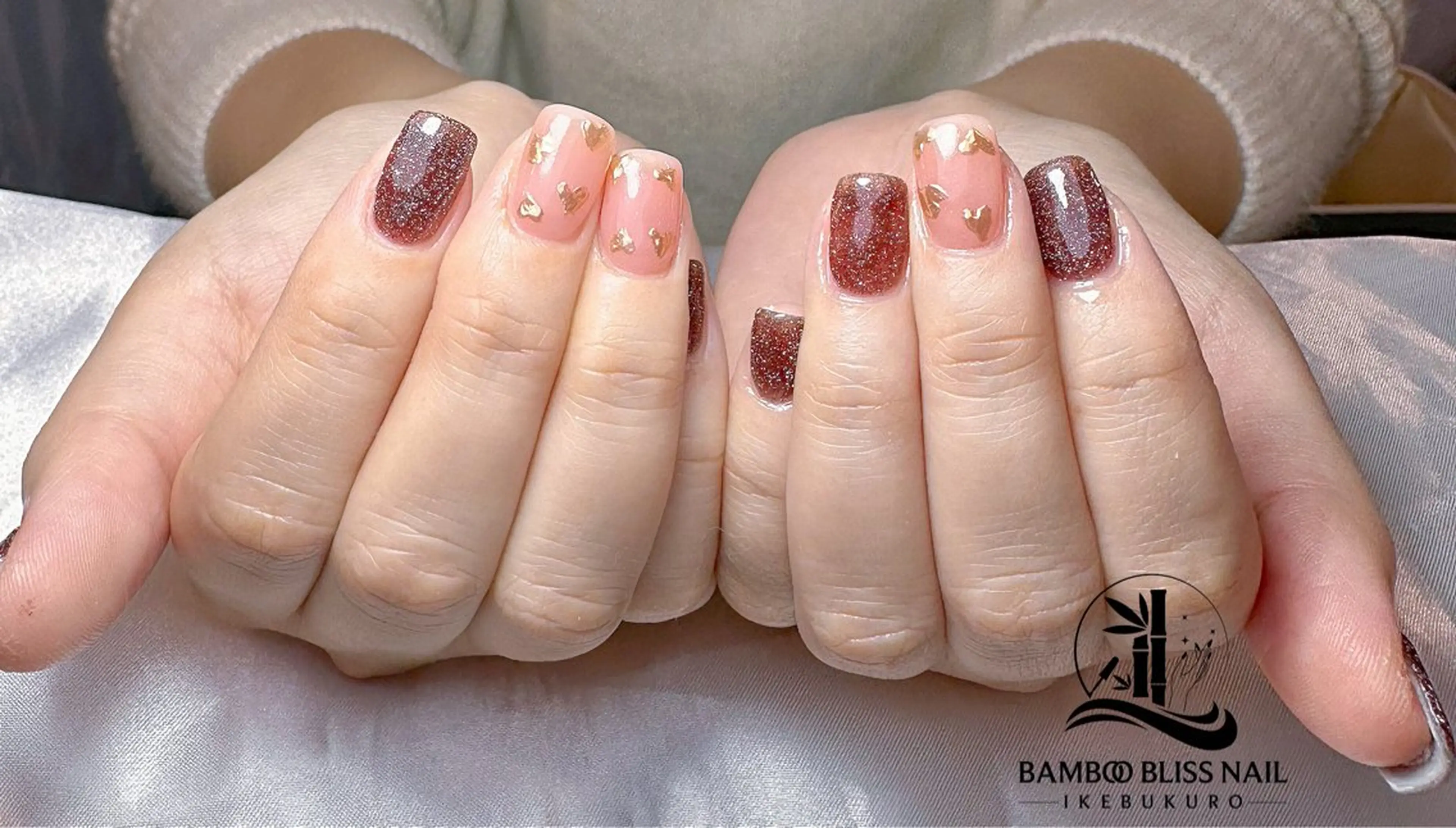 ネイル シンプルネイル BAMBOO BLISS 西店のネイルデザイン