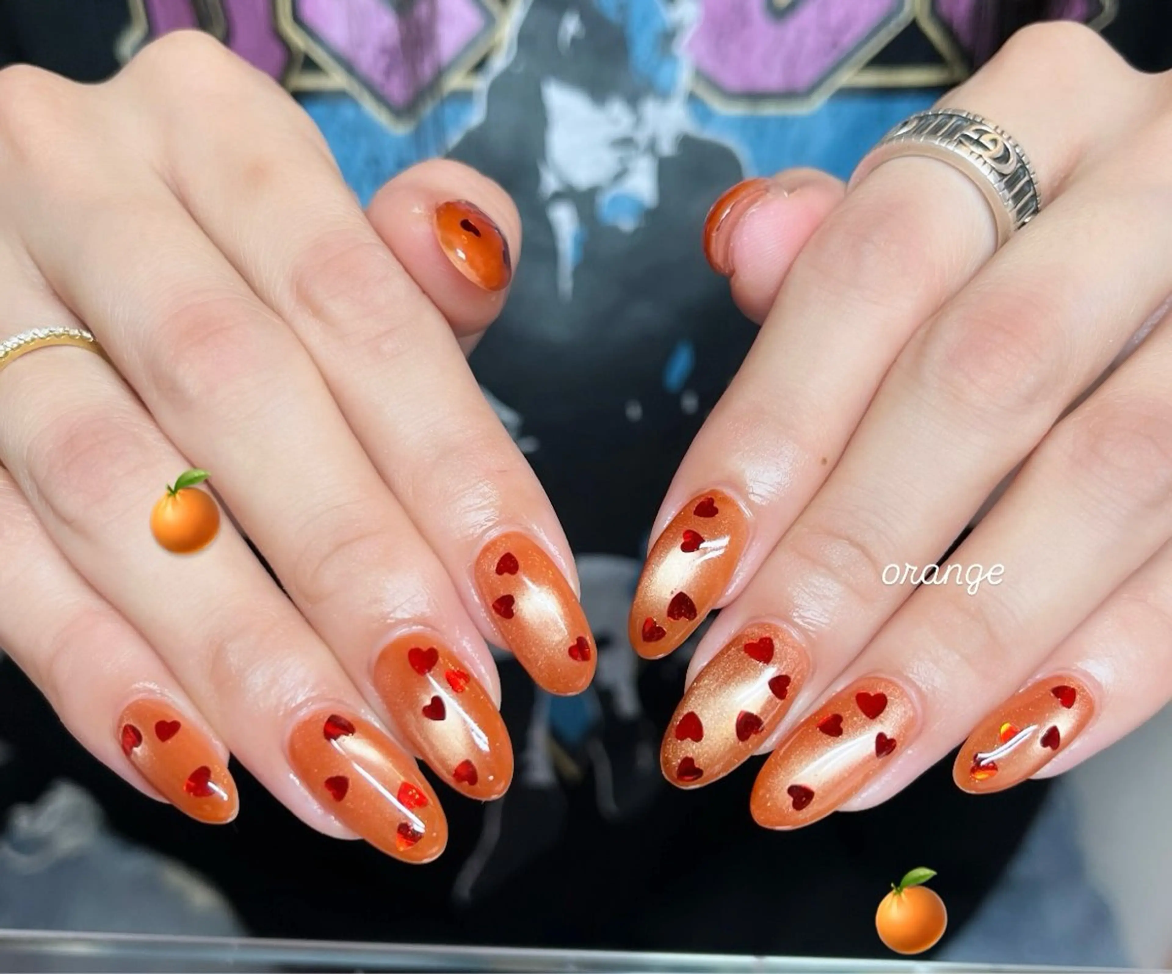 ネイル ハート 持ち込み ハンドネイル HazeGrass NAILのネイルデザイン