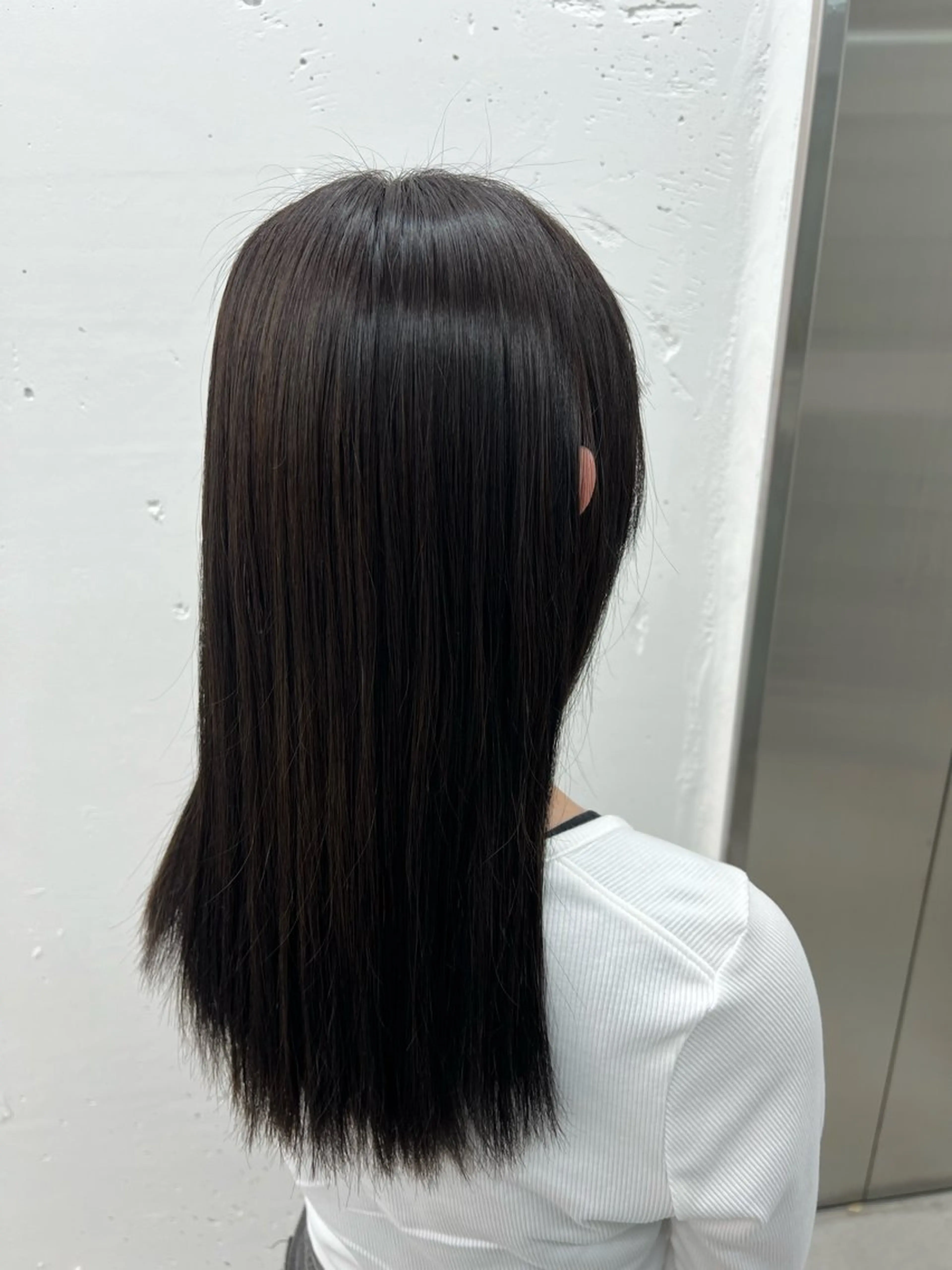 【🌙透明感暗髪カラー🌙】ワンカラーの写真