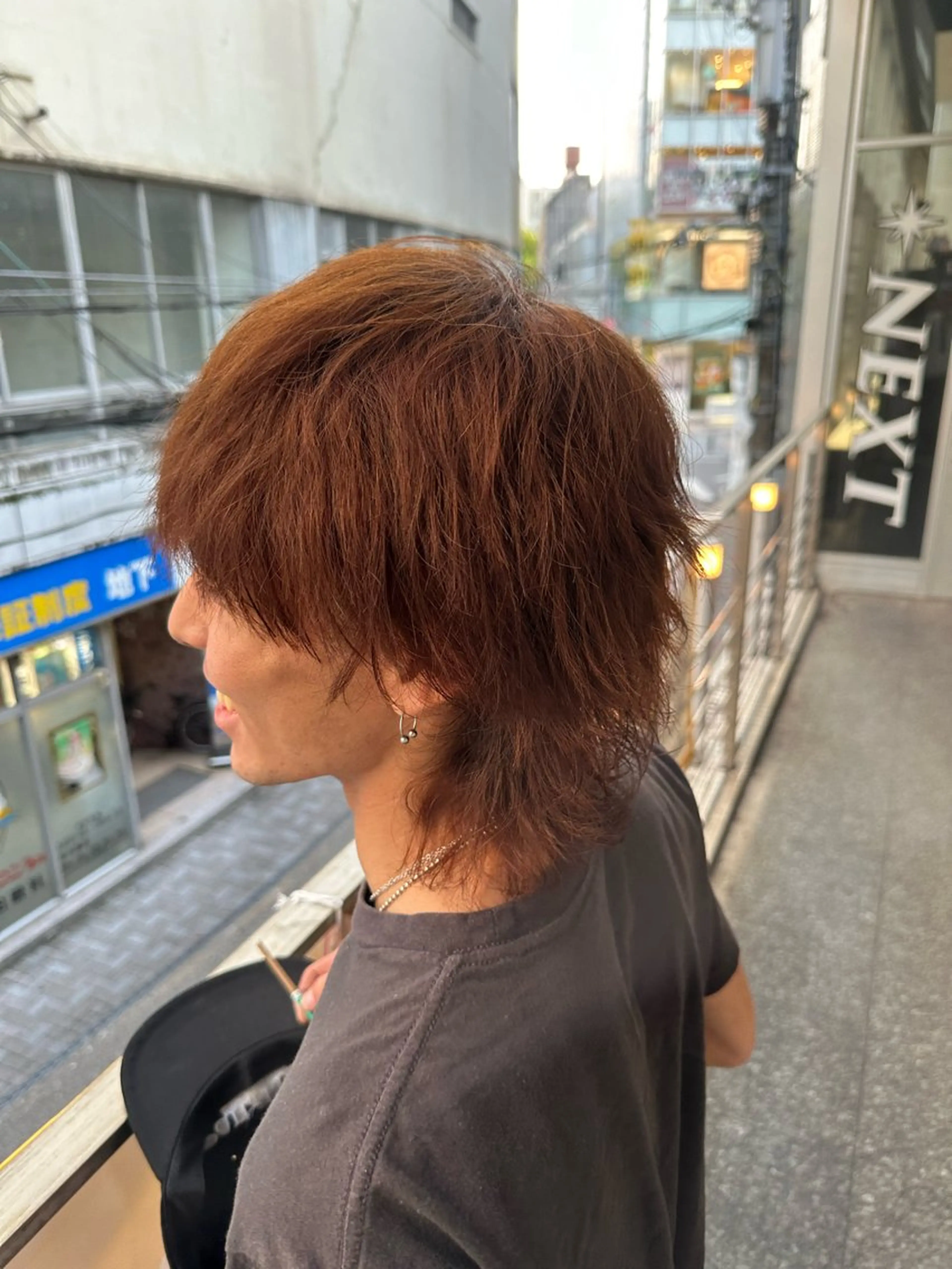 ミディアム カラー パーマ ヘアアレンジ メンズ メンズヘア静岡 ✂︎Ryuheiのヘアスタイル