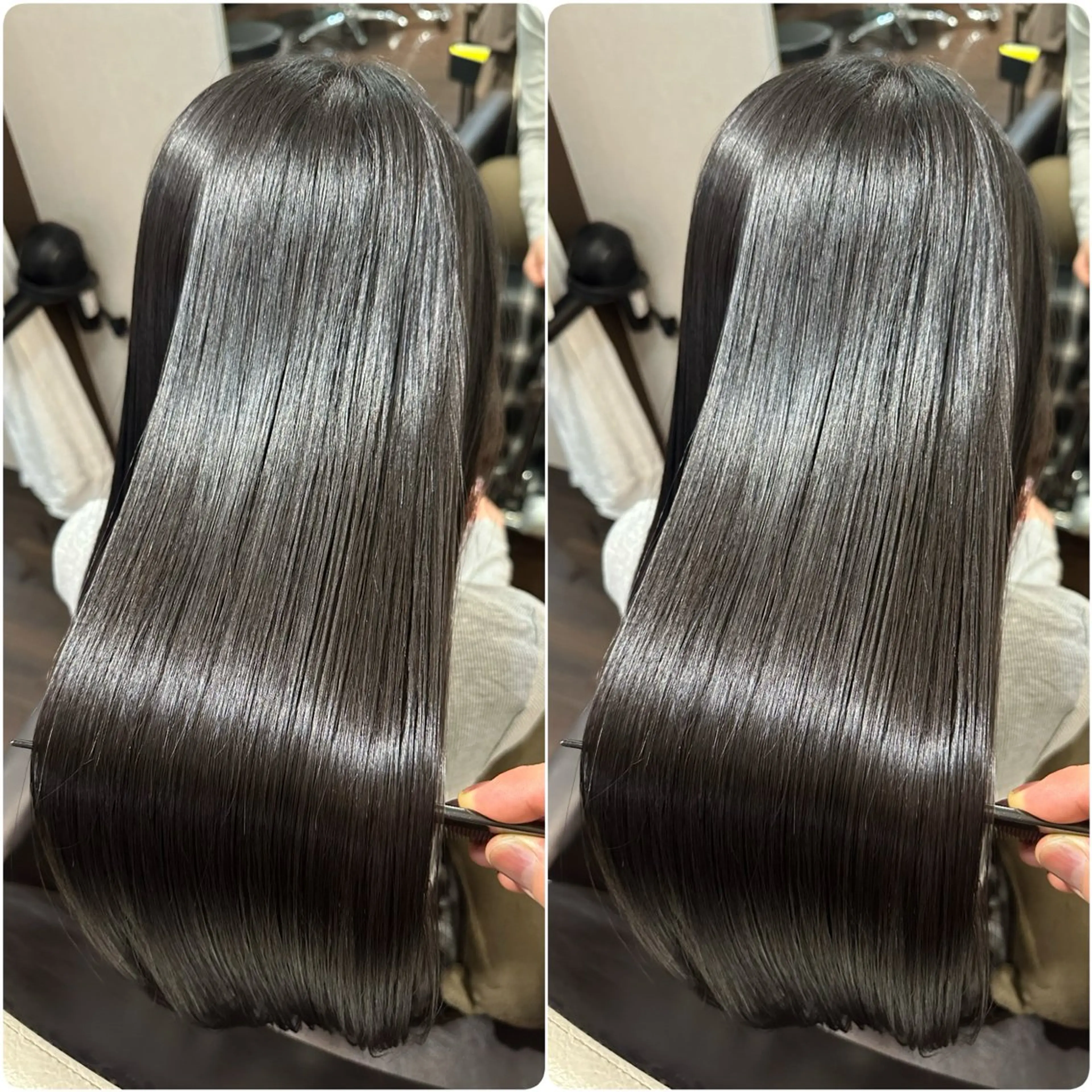 ロング ヘアカラー トリートメント ヘッドスパ youres hair 髪質改善トリートメント&ヘッドスパ 新宿EAST所属・🌹ULTOWA🌹 髪質改善/縮毛/店長のヘアスタイル