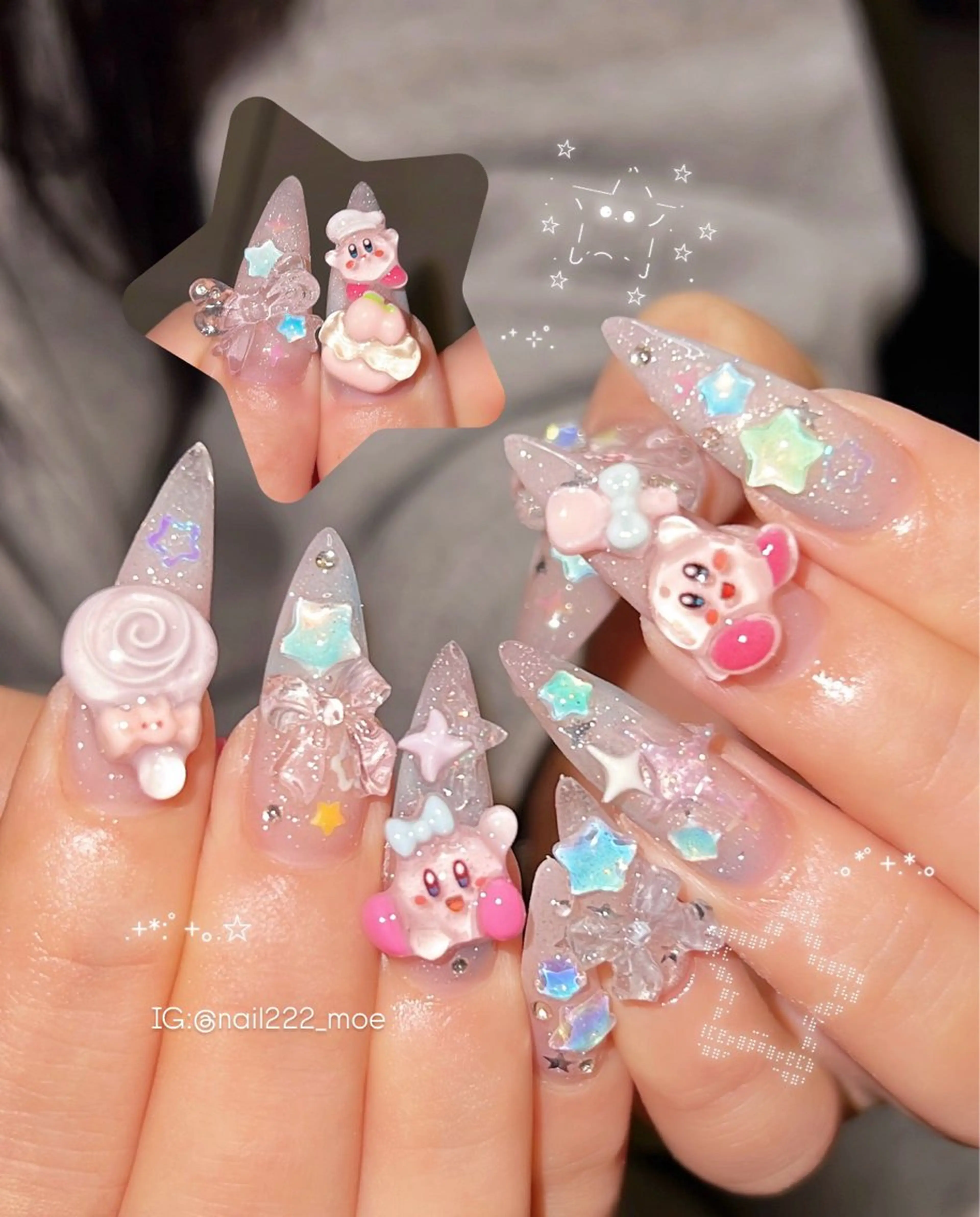 ネイル ハンドネイル ⟡.*222⋰˚☆ MöEのネイルデザイン