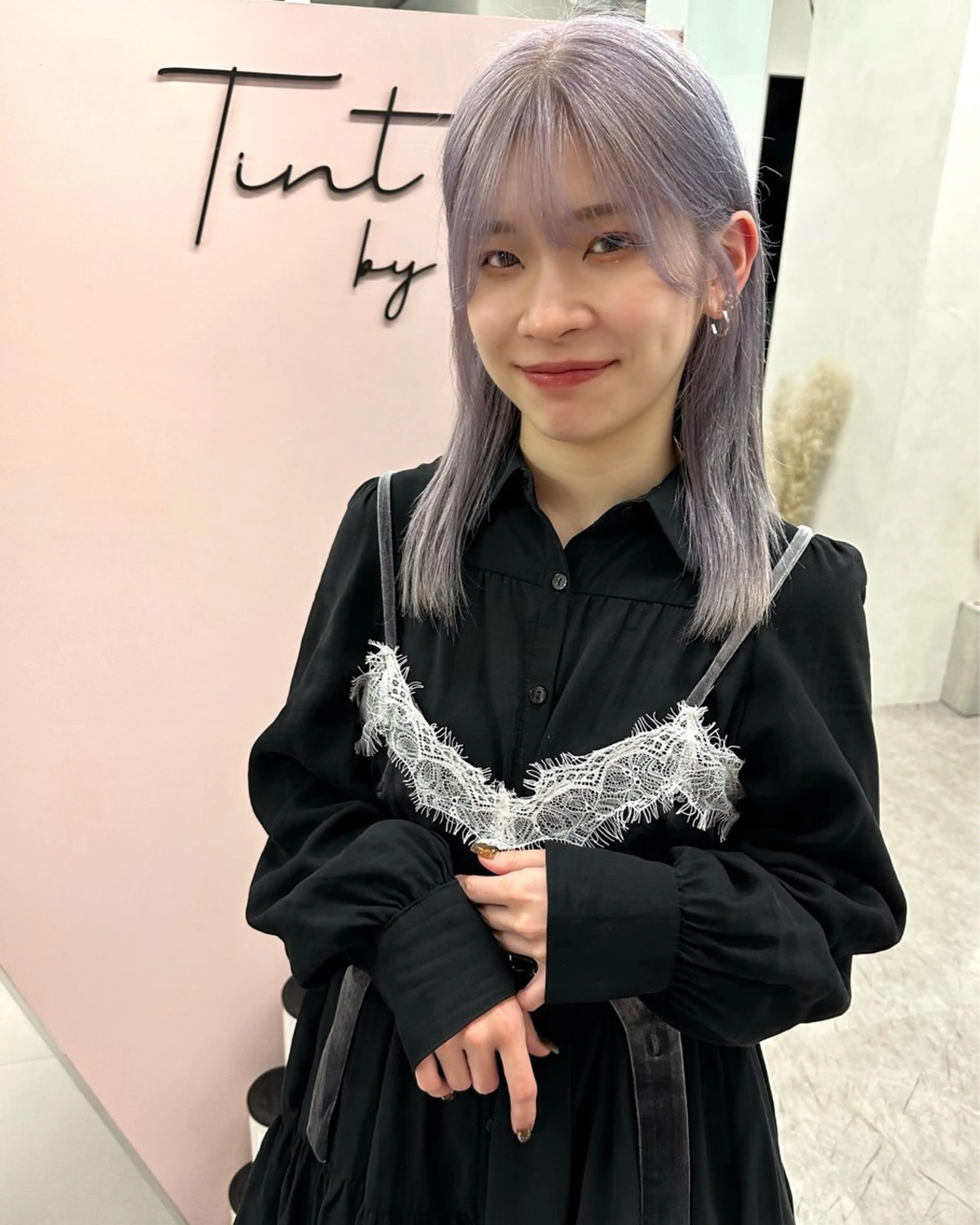 セミロング カラー ブリーチ 透明感カラー 韓国風カラー 韓国風ヘア ✨武内凌太✨ 複雑履歴/ムラ修正のヘアスタイル