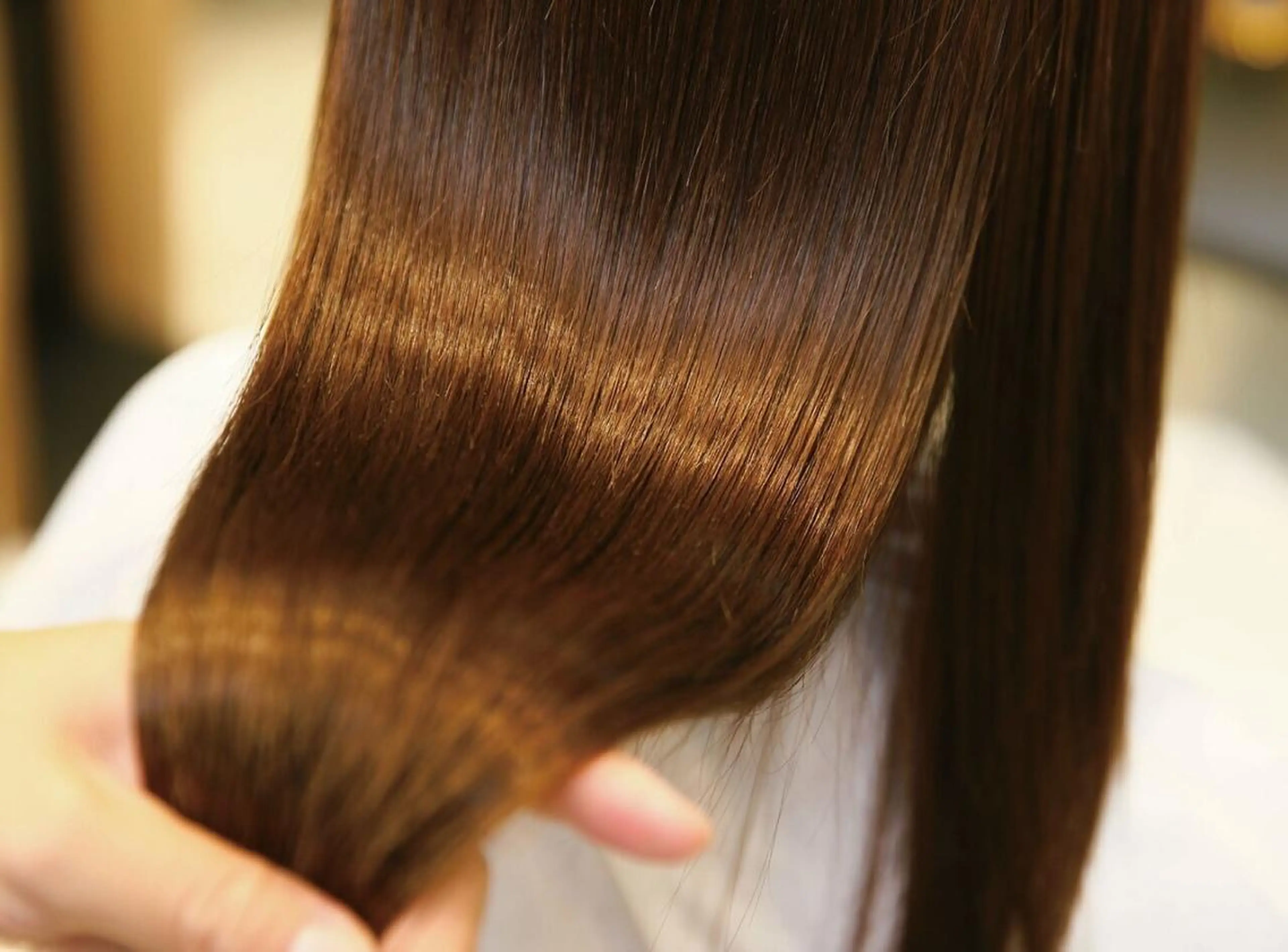 セミロング カット 縮毛矯正 鈴木 大夢のヘアスタイル