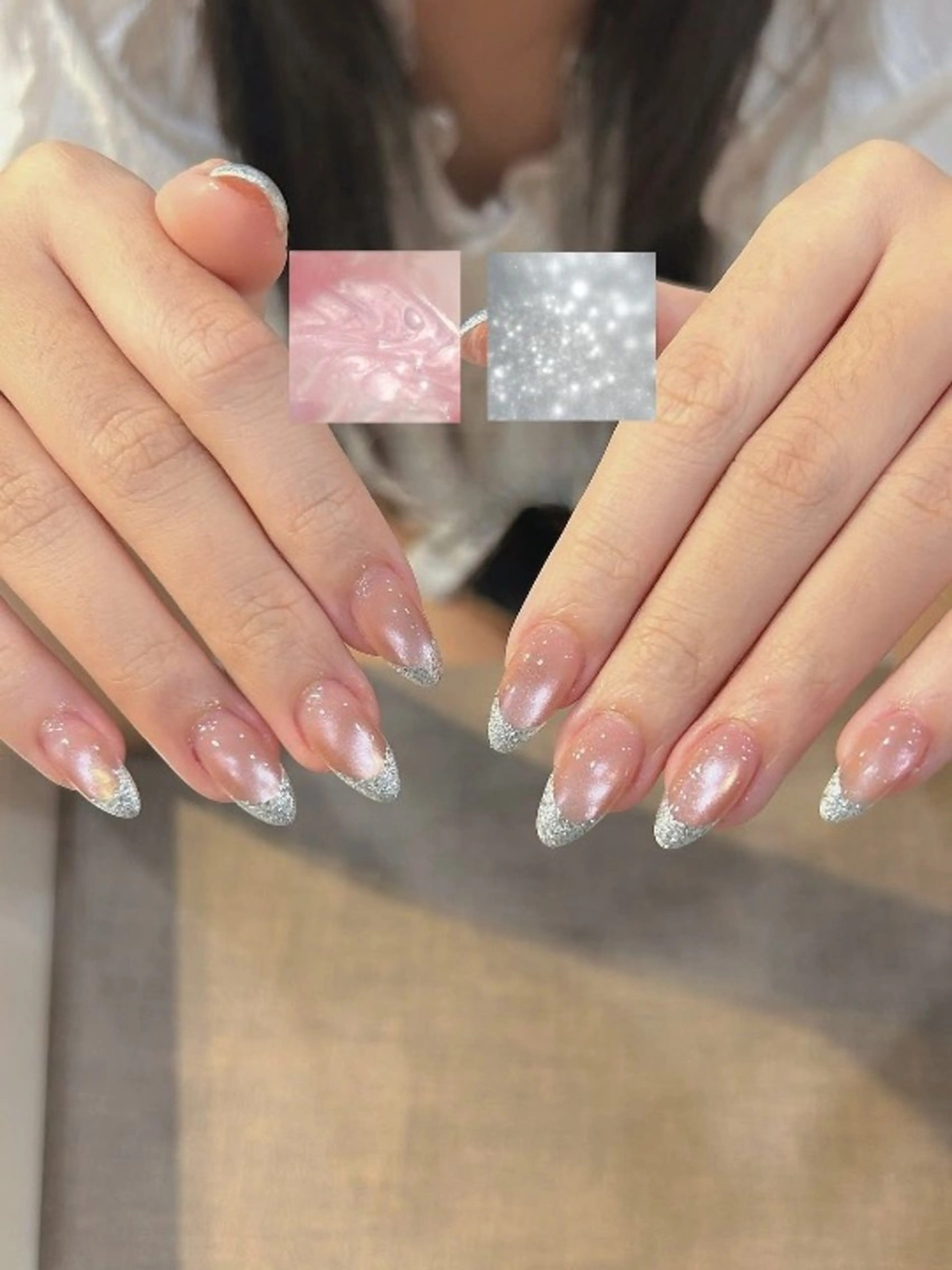 カラー グラデーションカラー ピンクカラー ハンドネイル AIN Nailのネイルデザイン