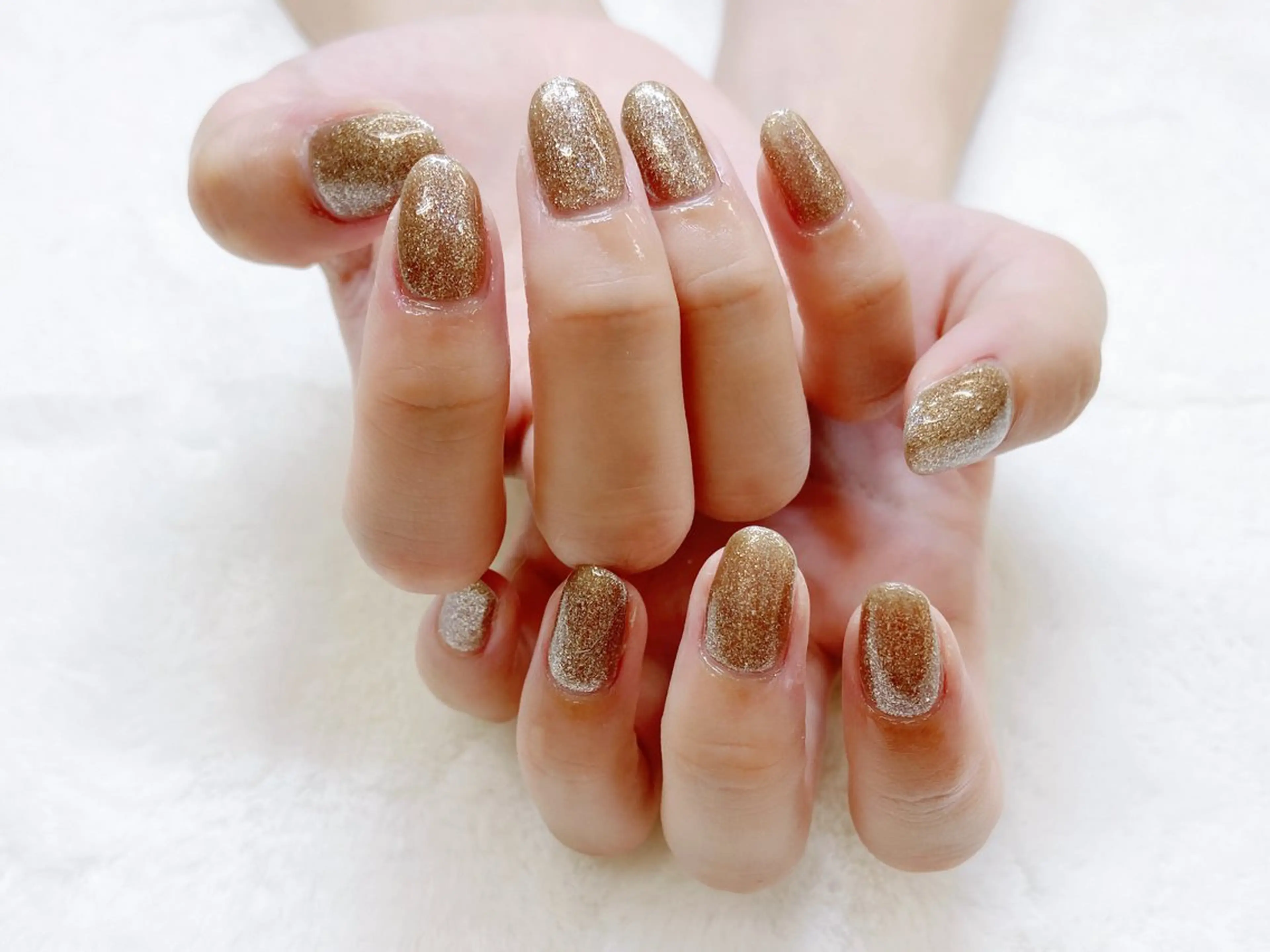 ネイル ゴールド ラメ(グリッター) 5C NAIL 5C NAILのネイルデザイン
