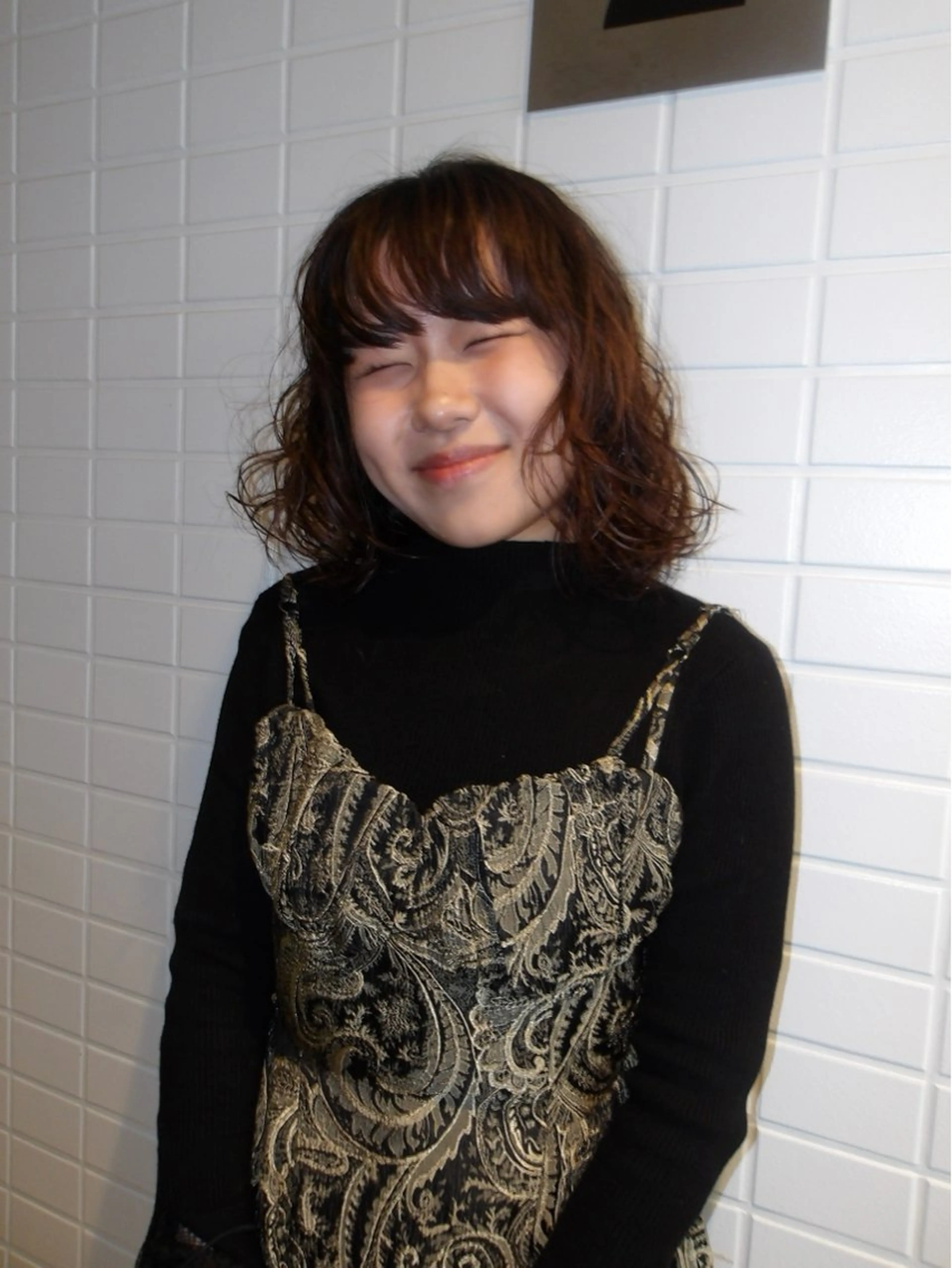 パーマ Miku / カットモデル伏見 栄のヘアスタイル