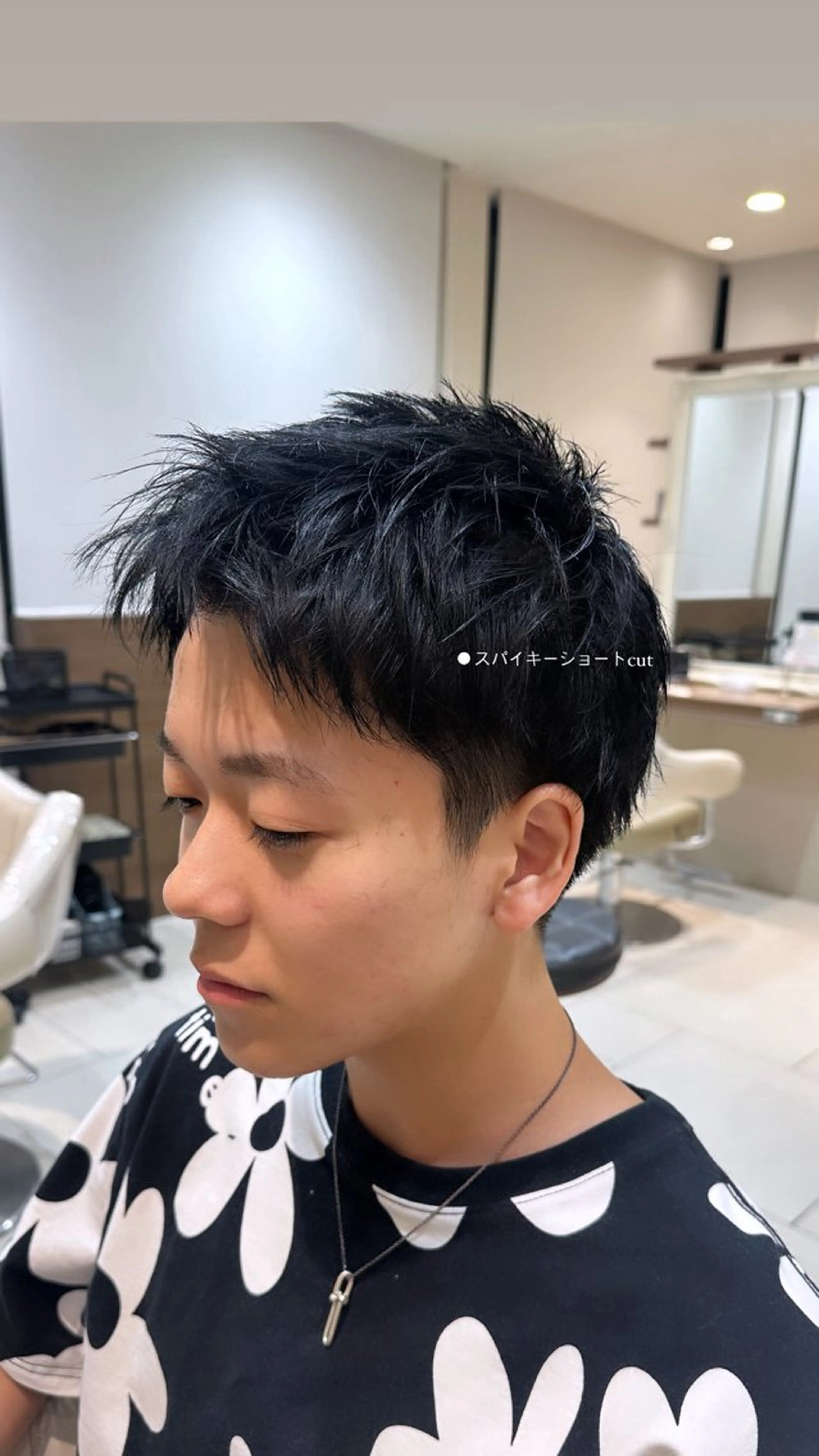メンズ スパイキーショート カット 田畑 あやののヘアスタイル