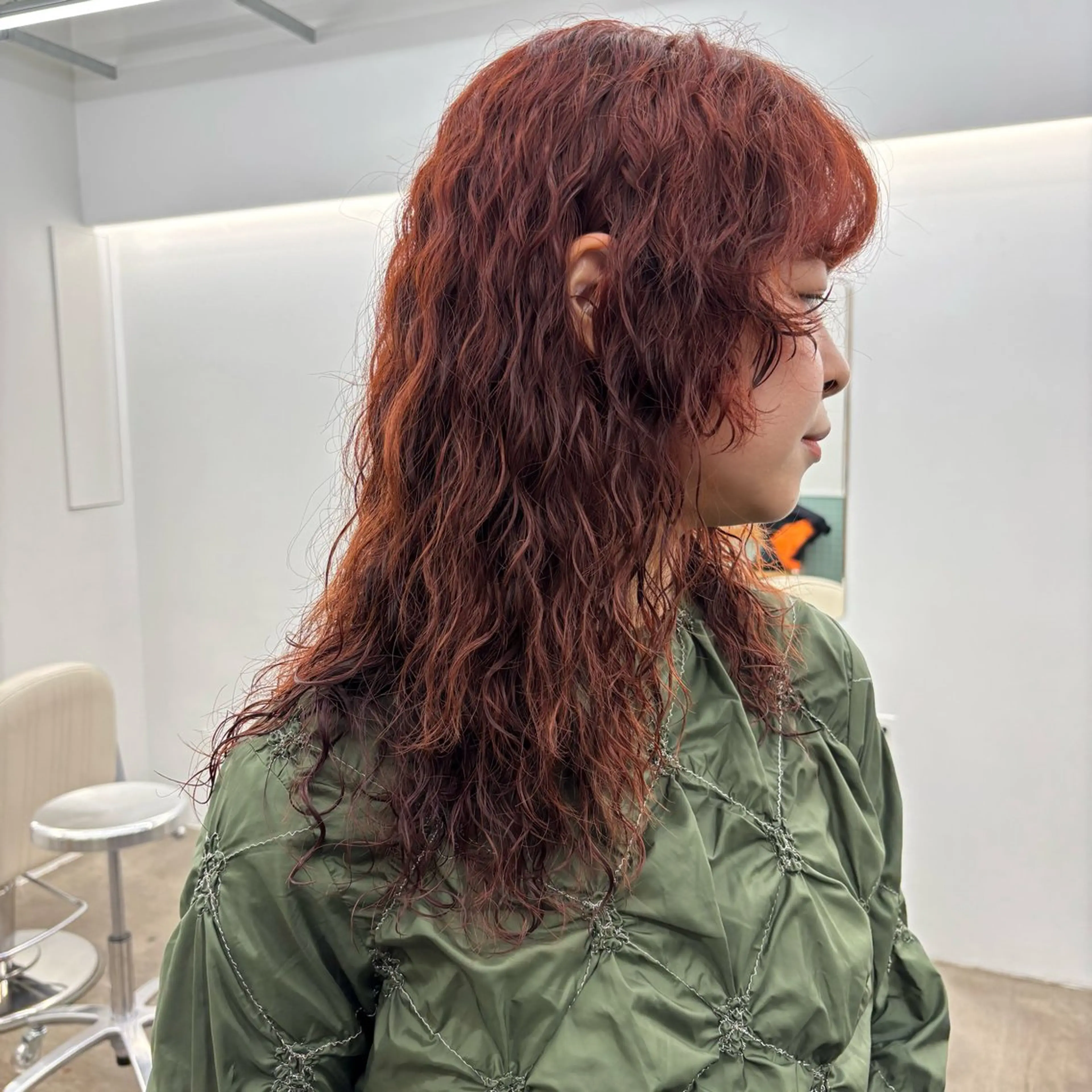 セミロング カット ヘアカラー パーマ ラフパーマ/ボブ/ 似合わせヘア/ショウのヘアスタイル