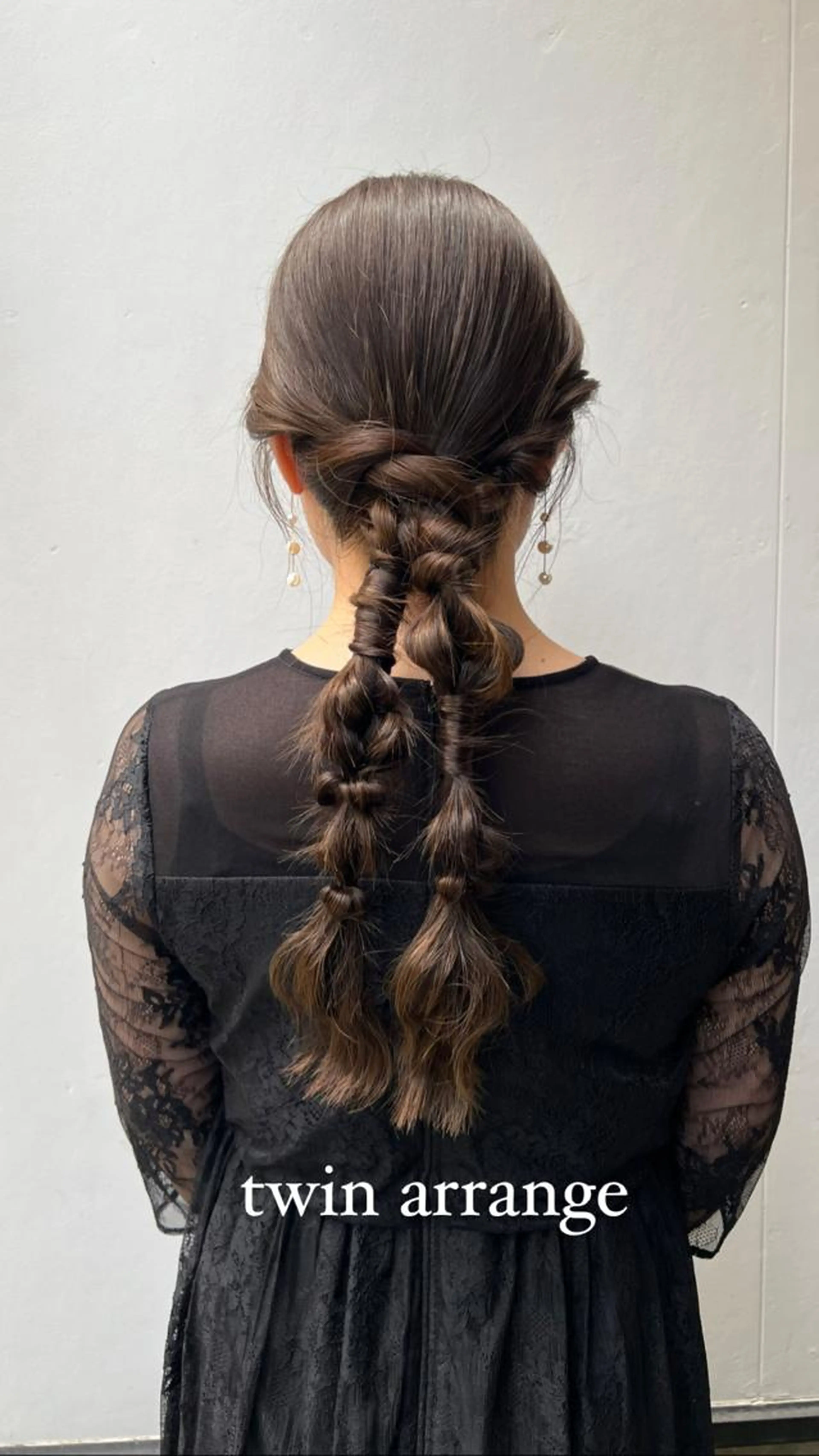 おめかしヘアアレンジの写真