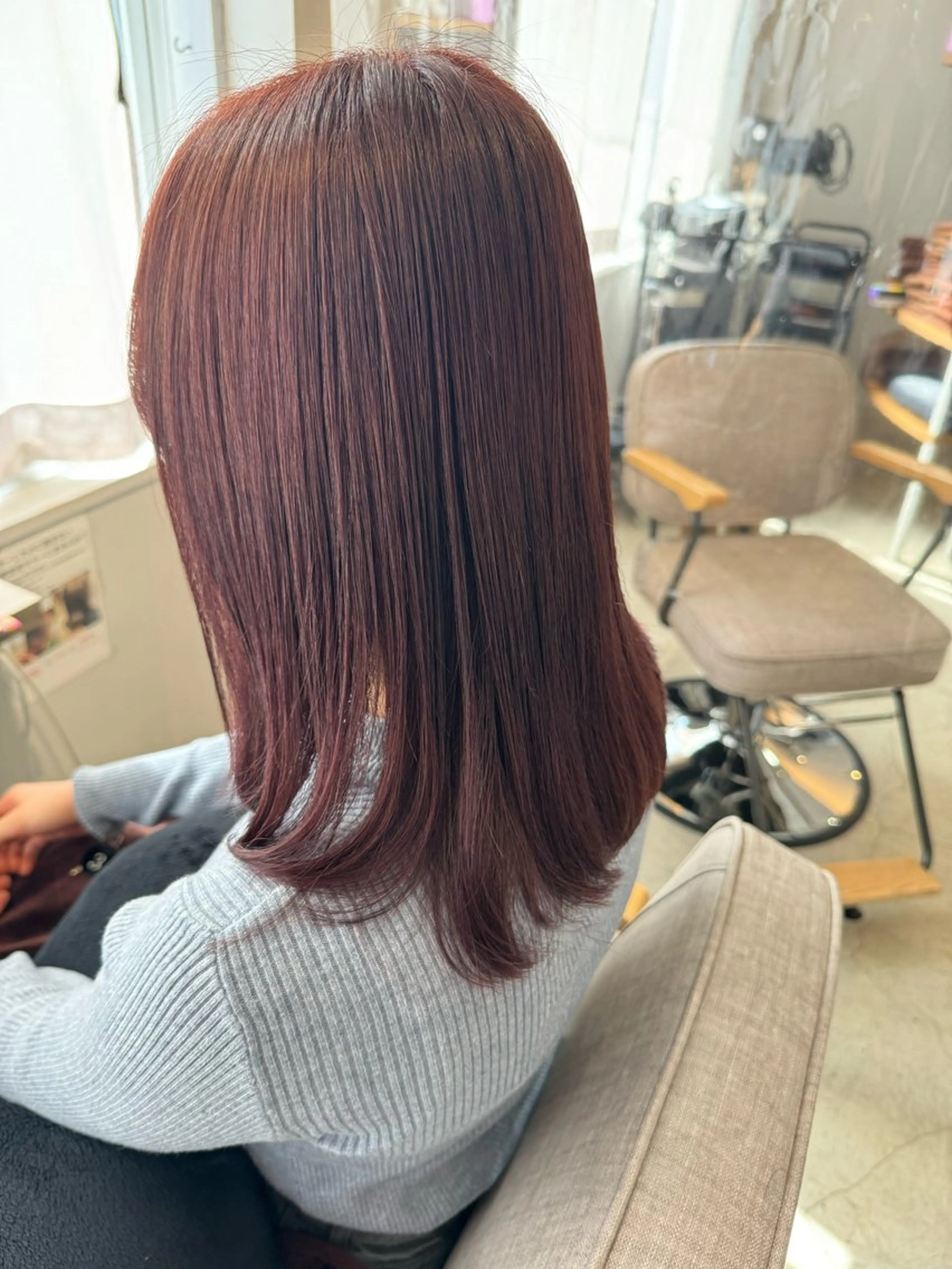 ミディアム カラー 髪質改善✨️透明感カ ラー✧*。山下さいみのヘアスタイル