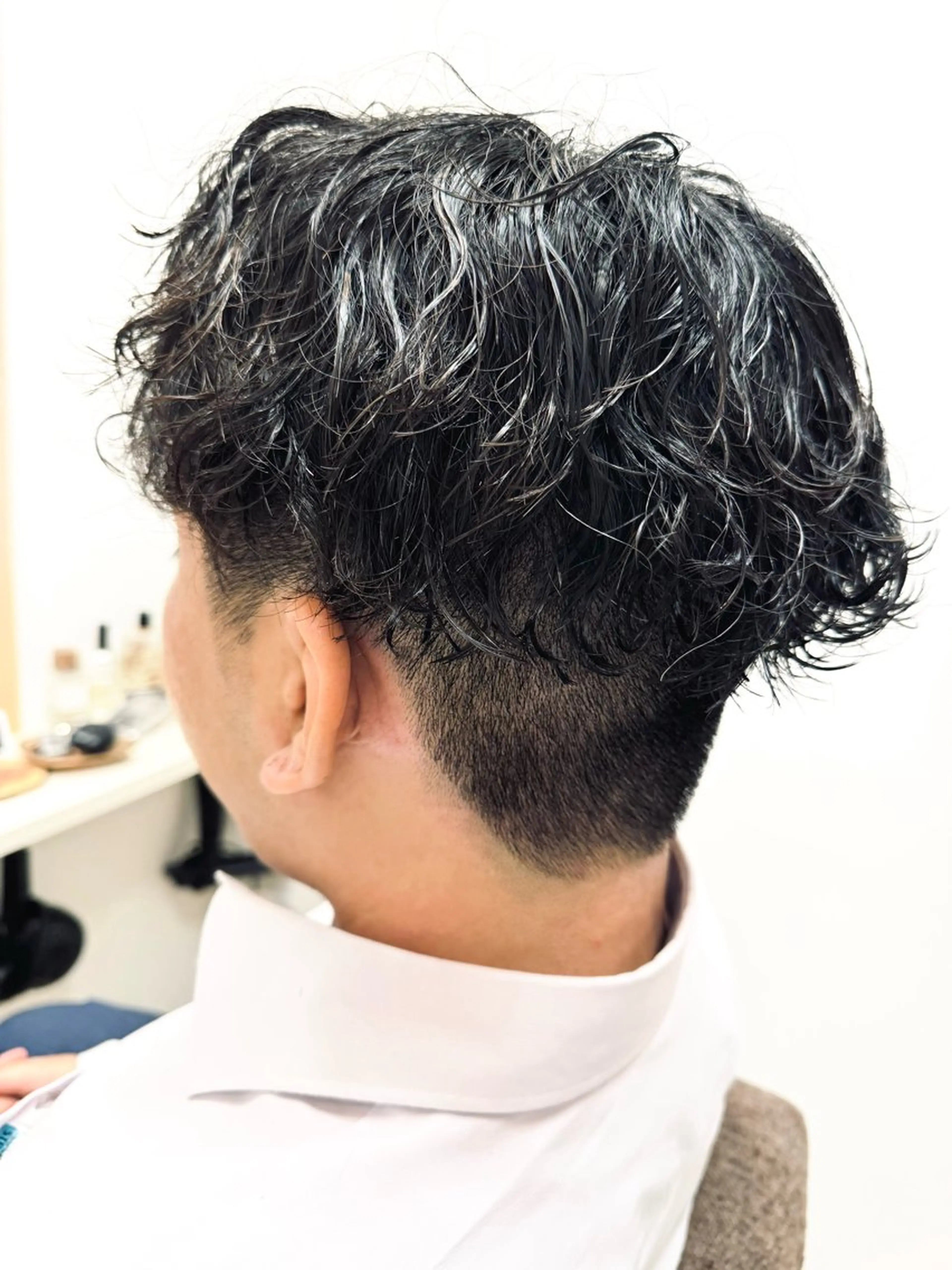 メンズ カット パーマ 大阪 美容師 林のヘアスタイル