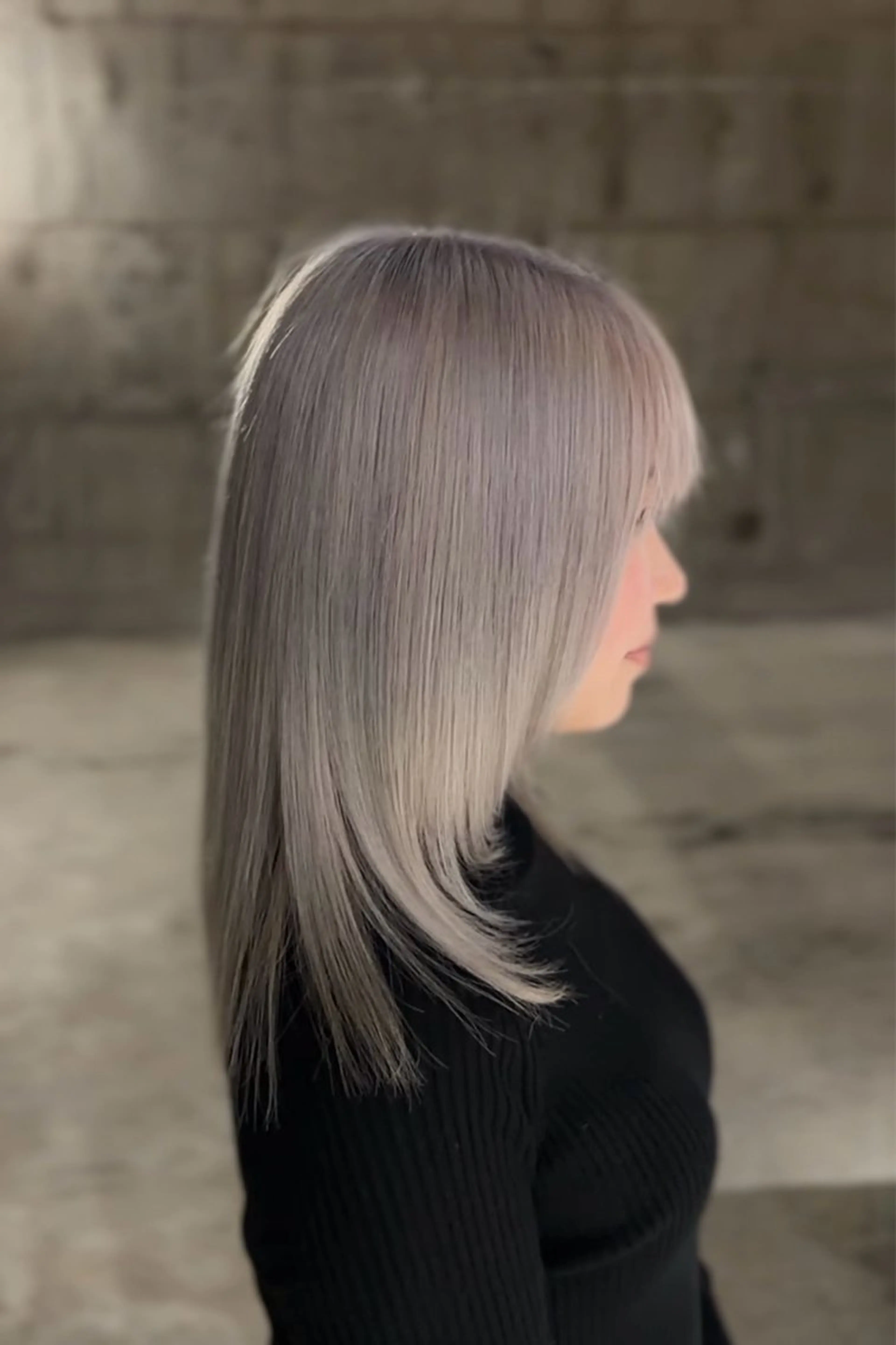 カラー ブロンド 庄田 弥澄のヘアスタイル