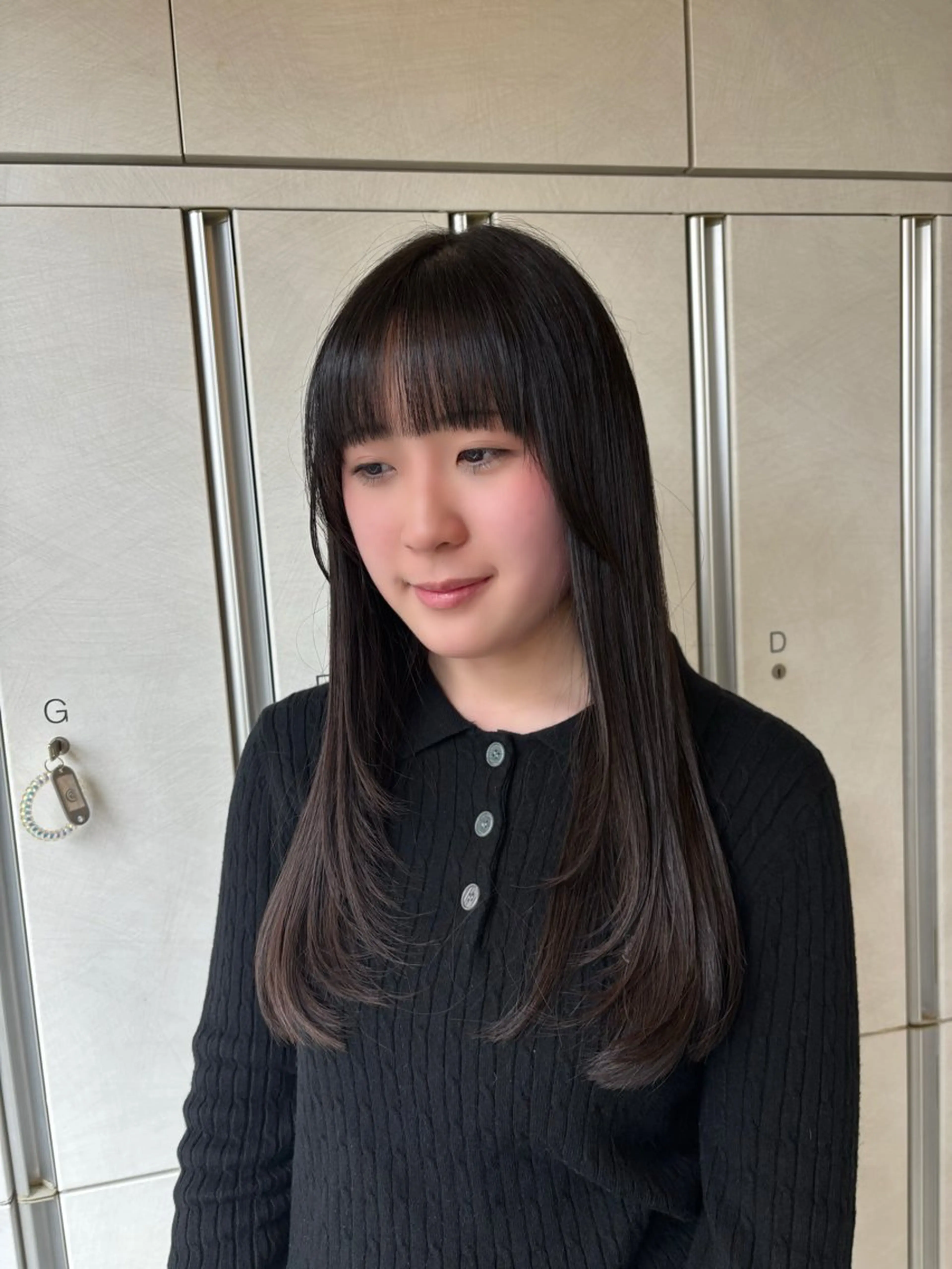 セミロング 🎼レイヤー/透明感 カラー/nene♬のヘアスタイル