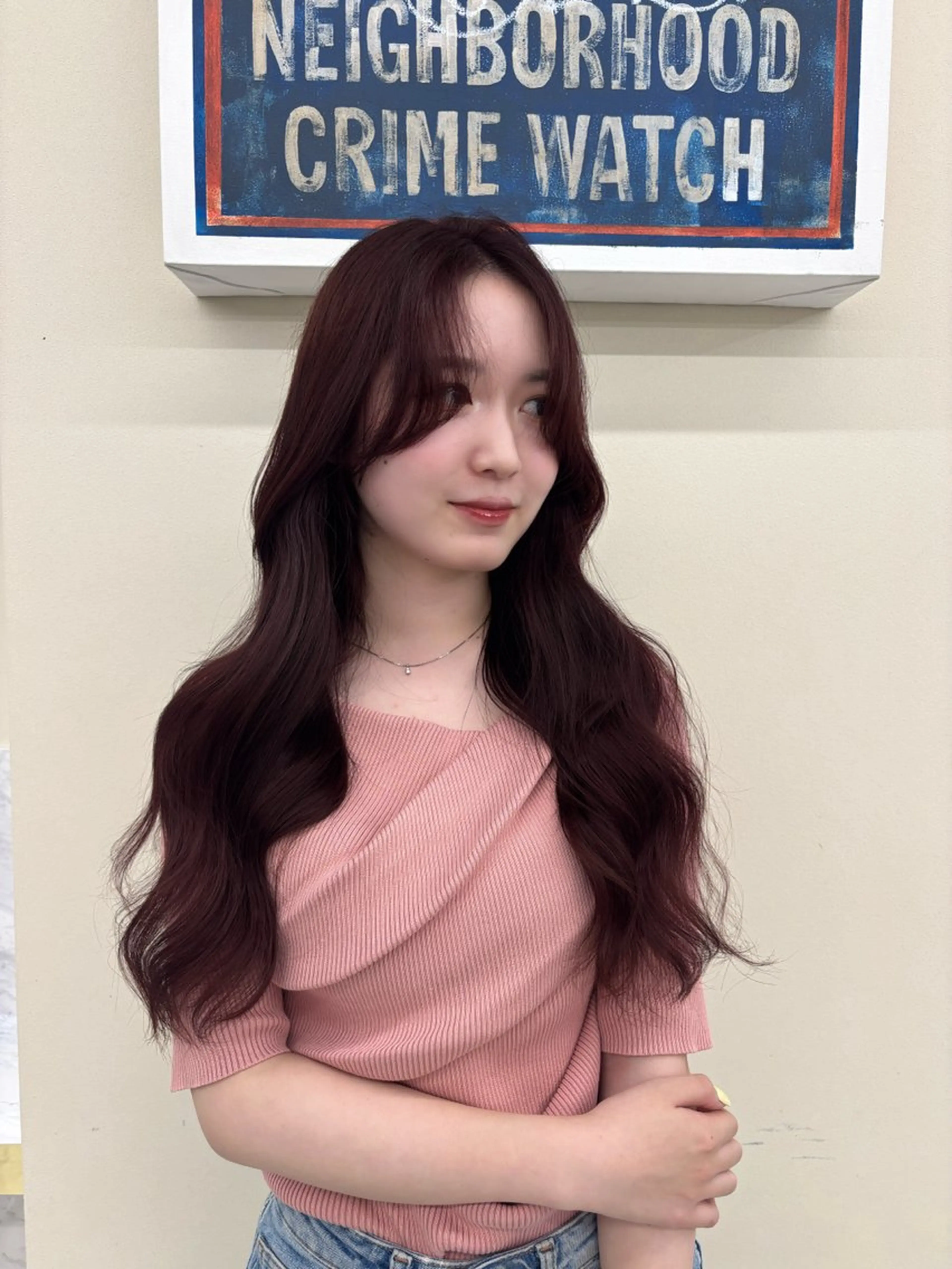 ロング カット ヘアカラー トリートメント レイヤーカット/髪質 改善/momo🎀のヘアスタイル