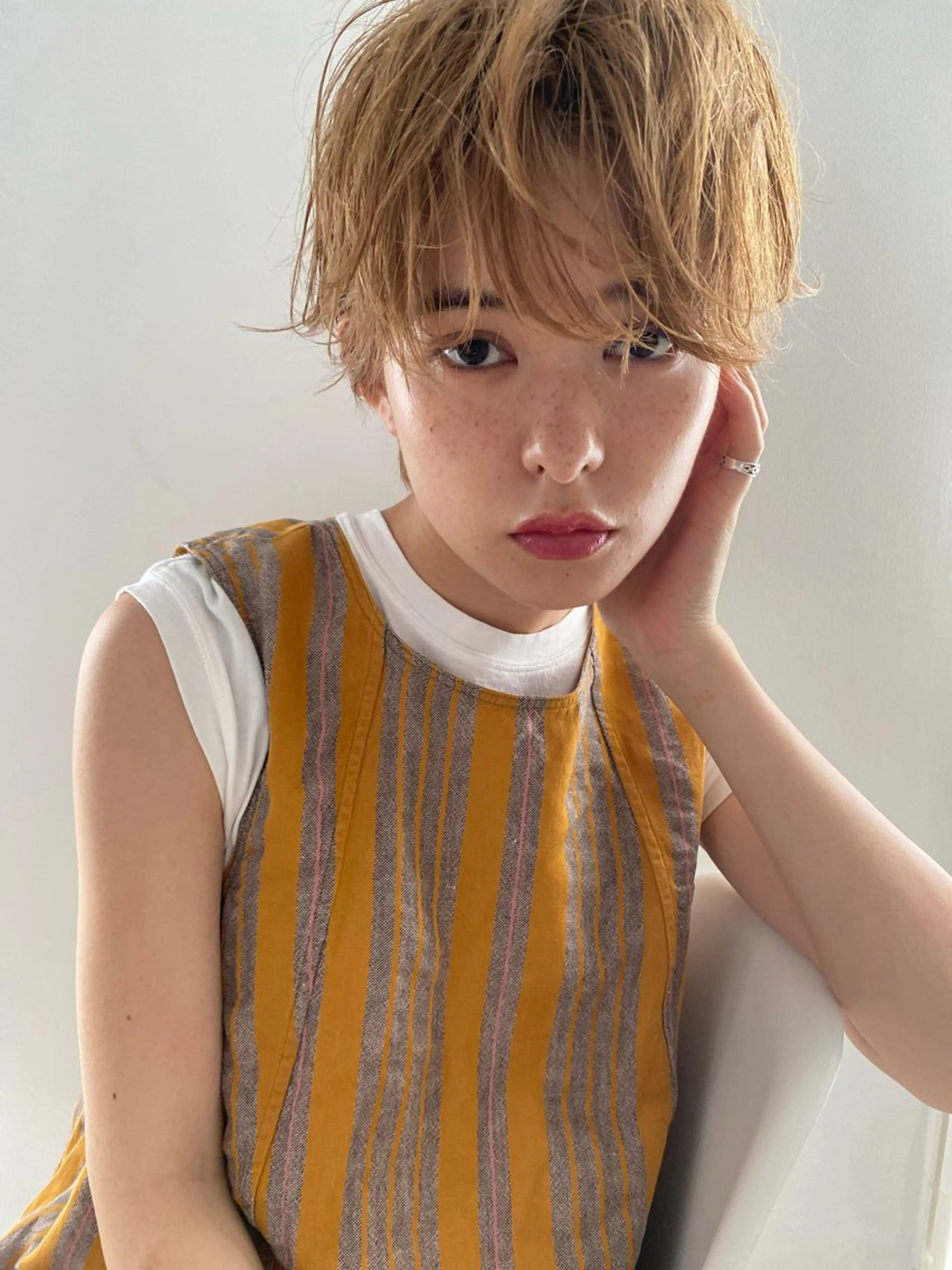 ショート サノ アオイのヘアスタイル