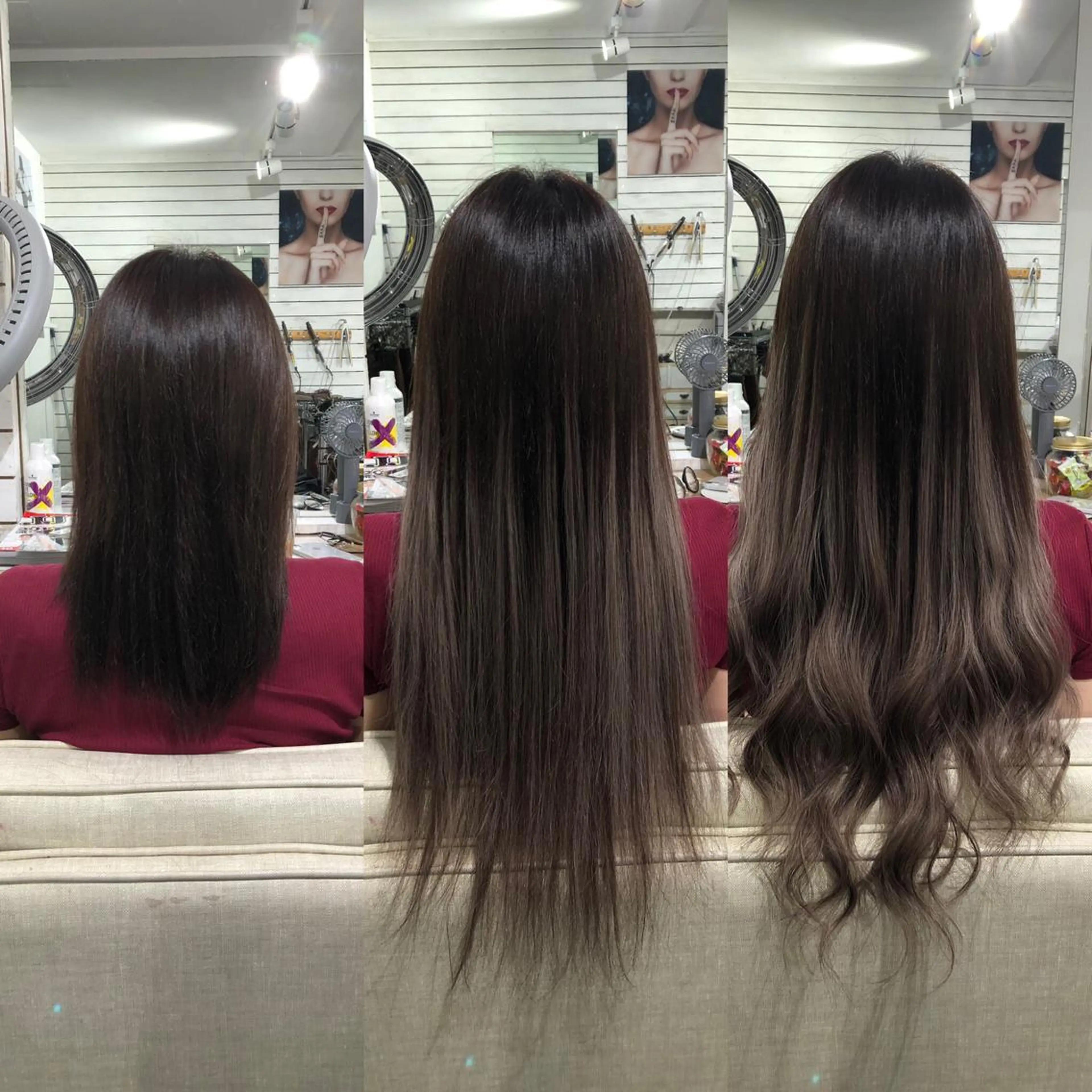 ミディアム 韓国カラーエクステ 👑代表渡部雅己👑のヘアスタイル