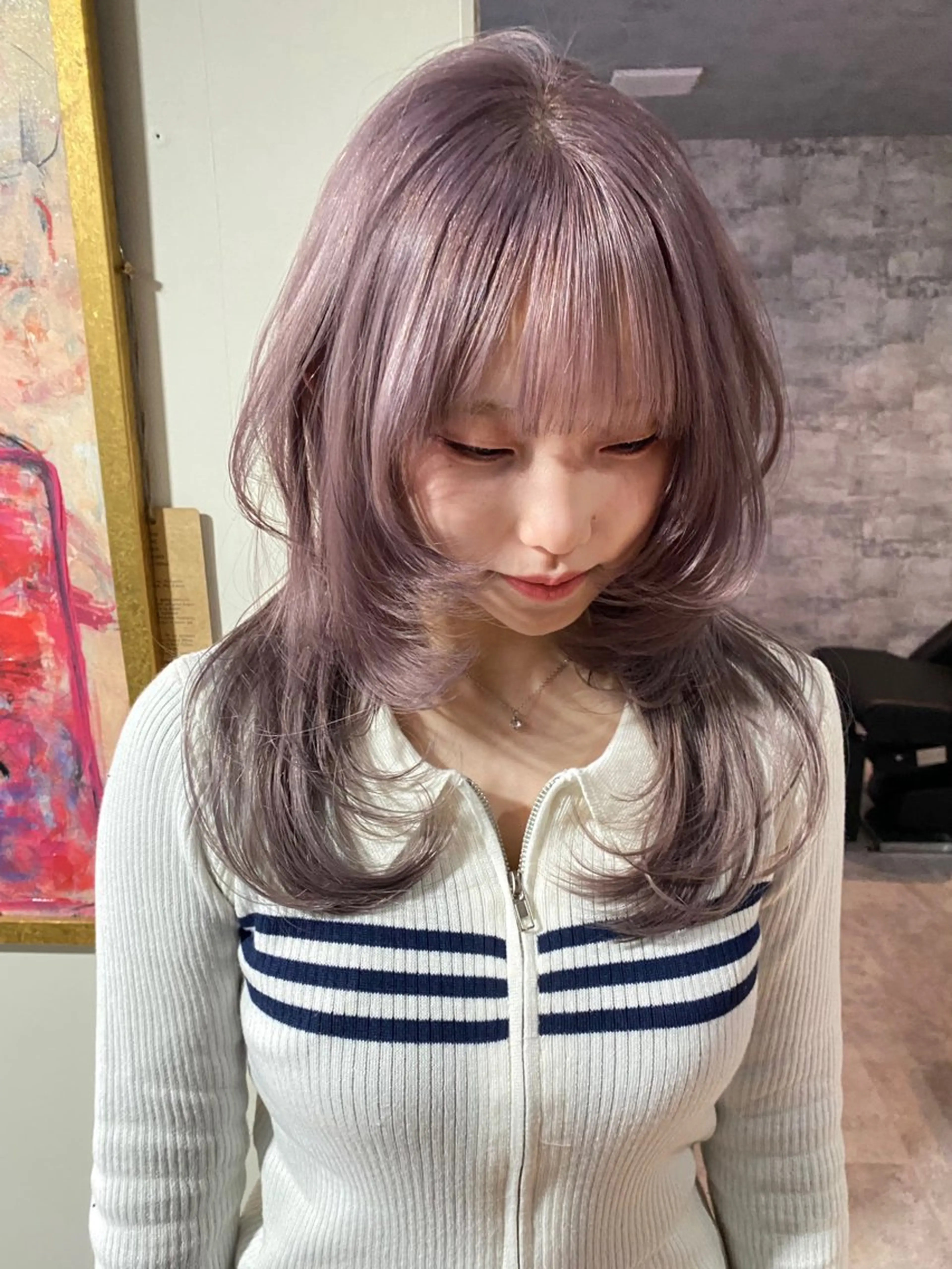 ロング カラー カット ヘアカラー トリートメント mai / linoah˚✧のヘアスタイル