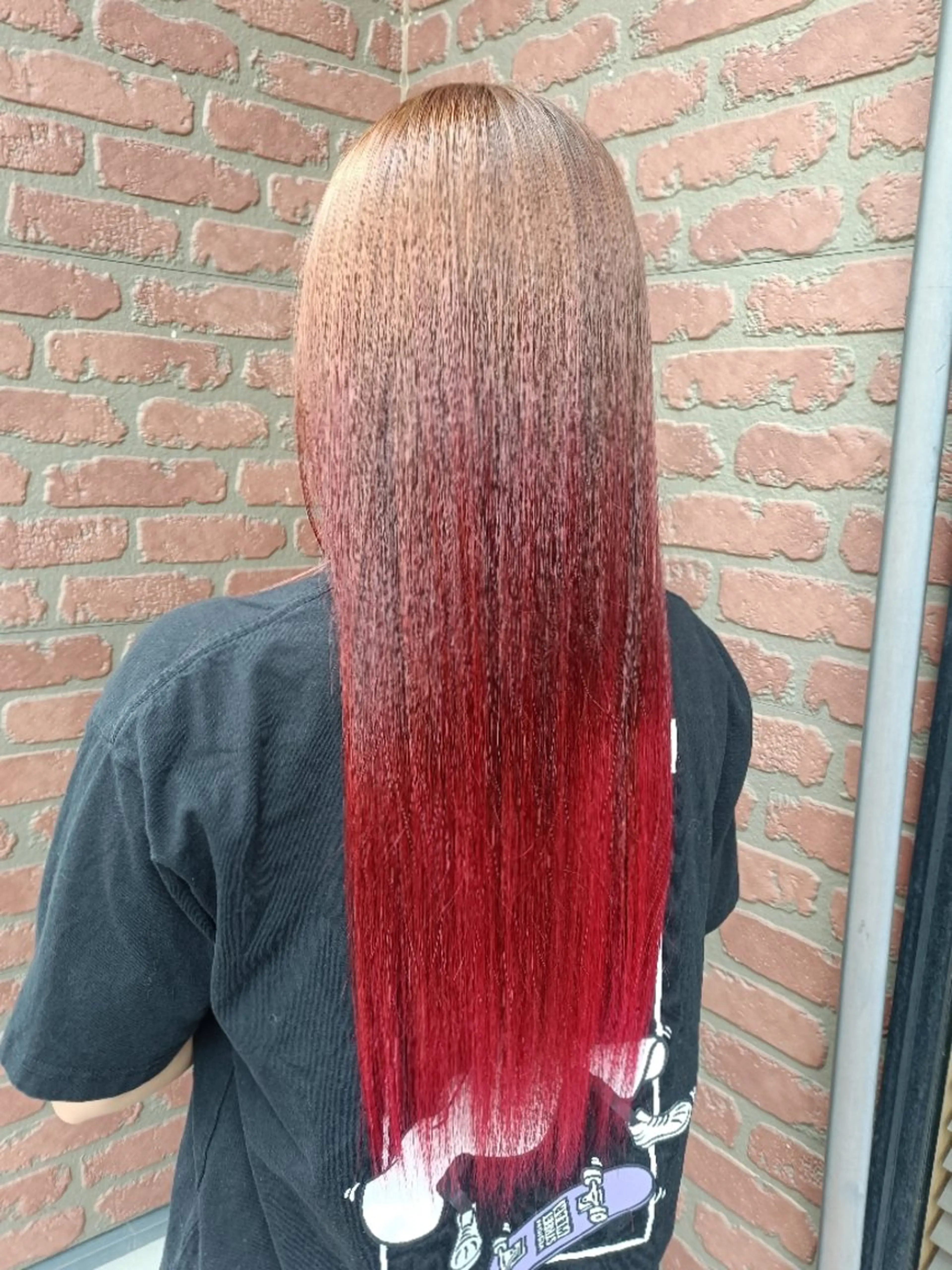 ロング カラー 牧岡 環のヘアスタイル