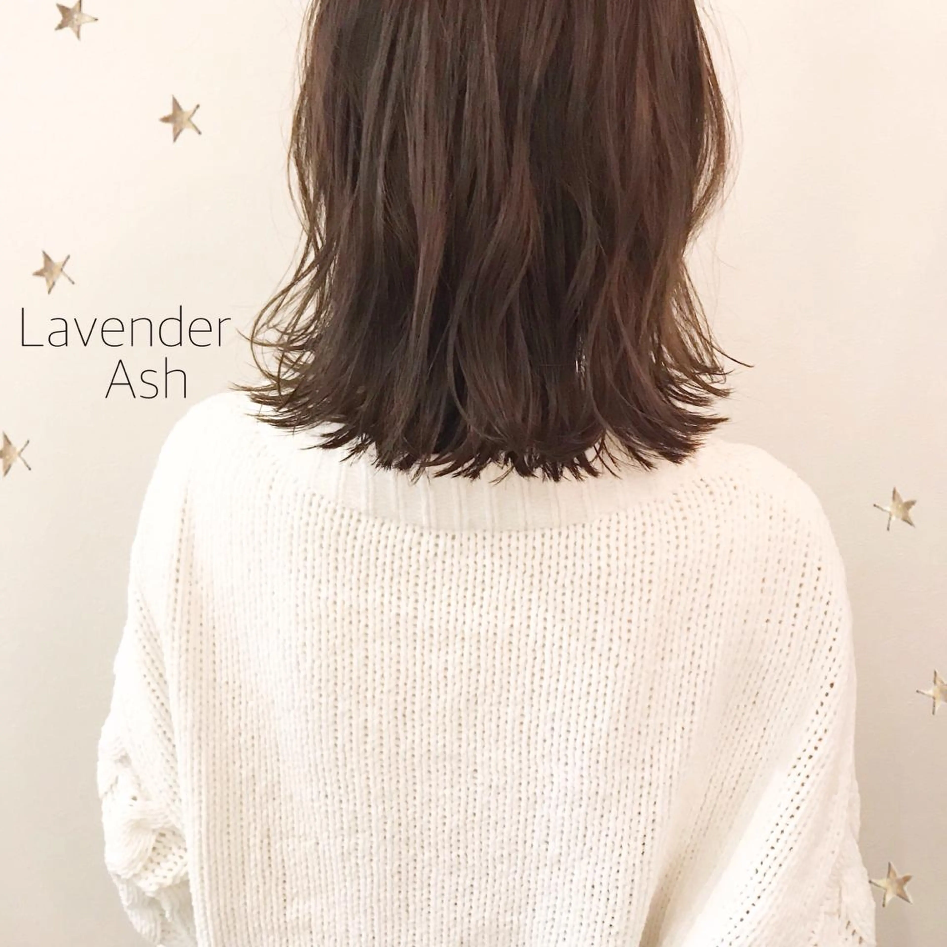 ミディアム カラー 市川 千夏のヘアスタイル