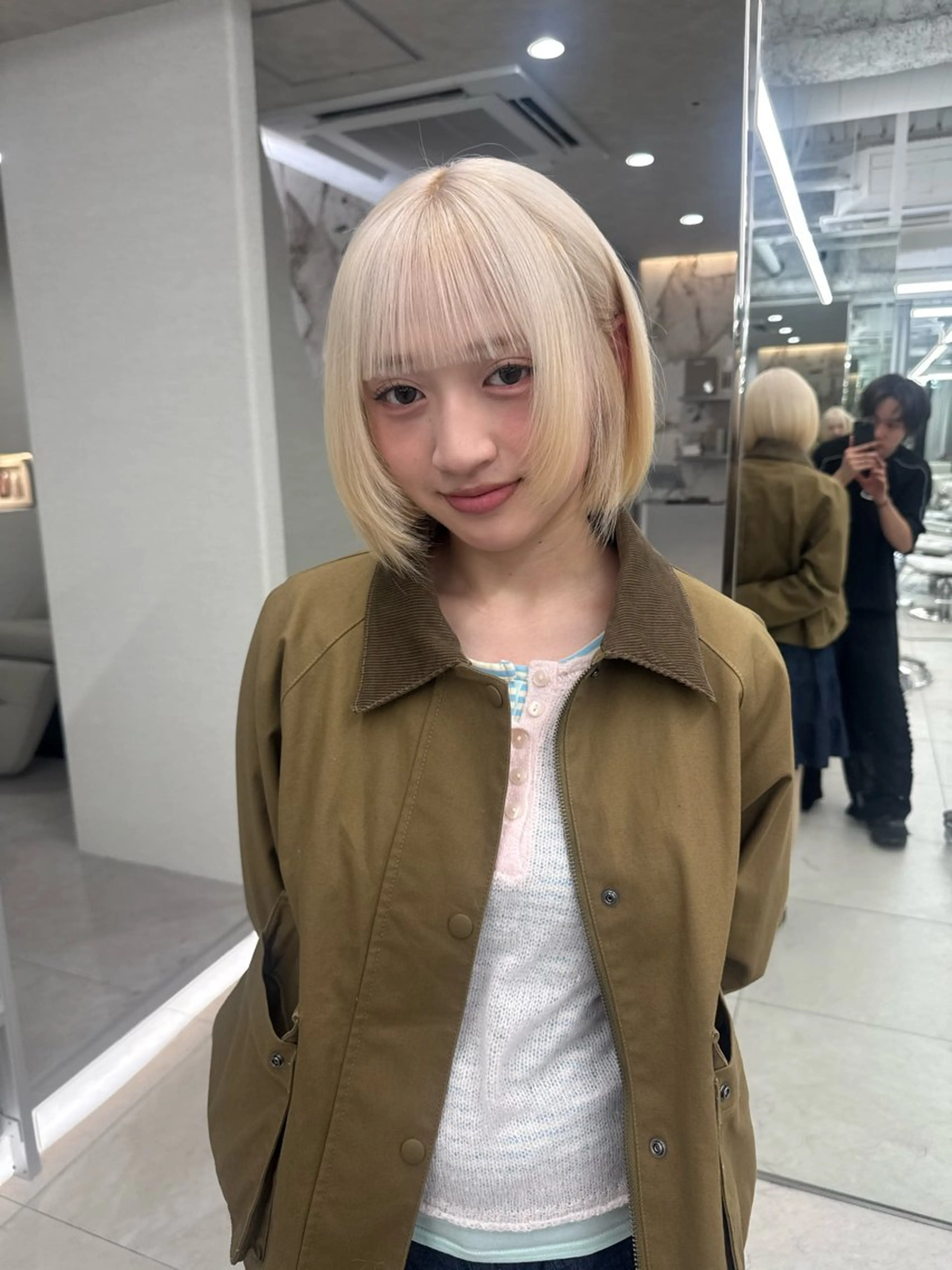 ショート カラー ヘアカラー ヘアセット 栄美容師/kiti /ボブ/ケントのヘアスタイル